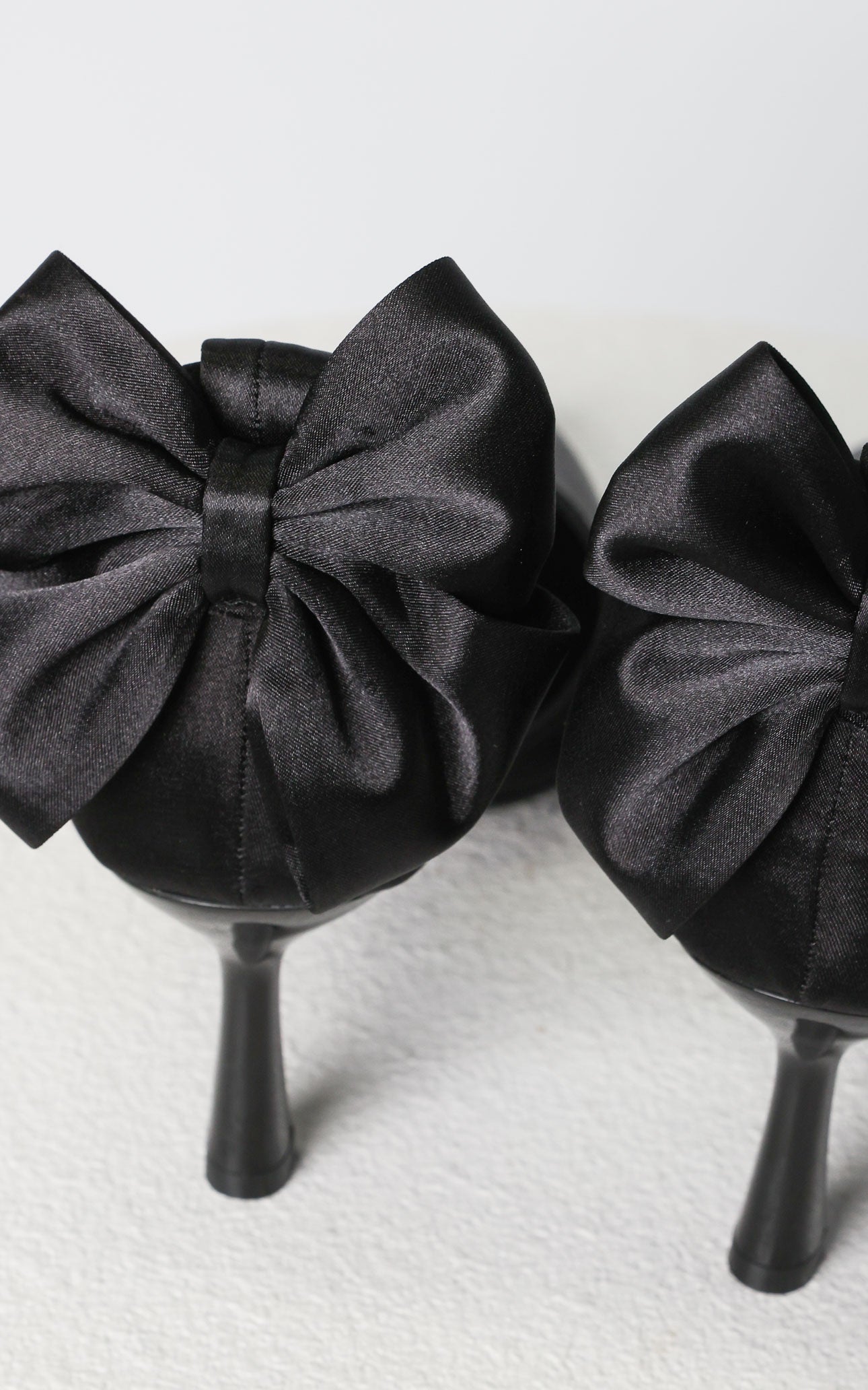Borelli Heels - Black Bow