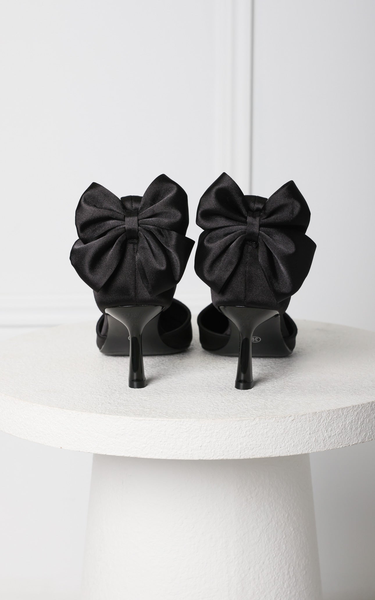 Borelli Heels - Black Bow