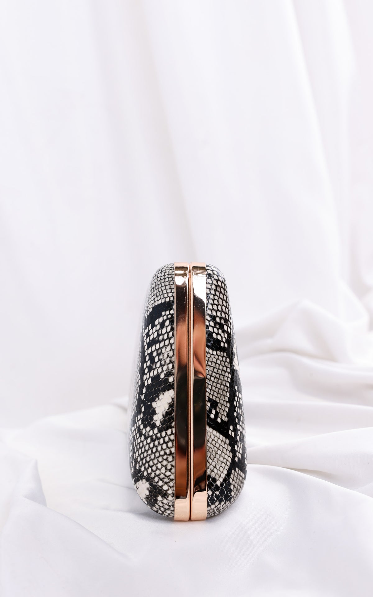 Braxton Clutch Bag - Snake Print