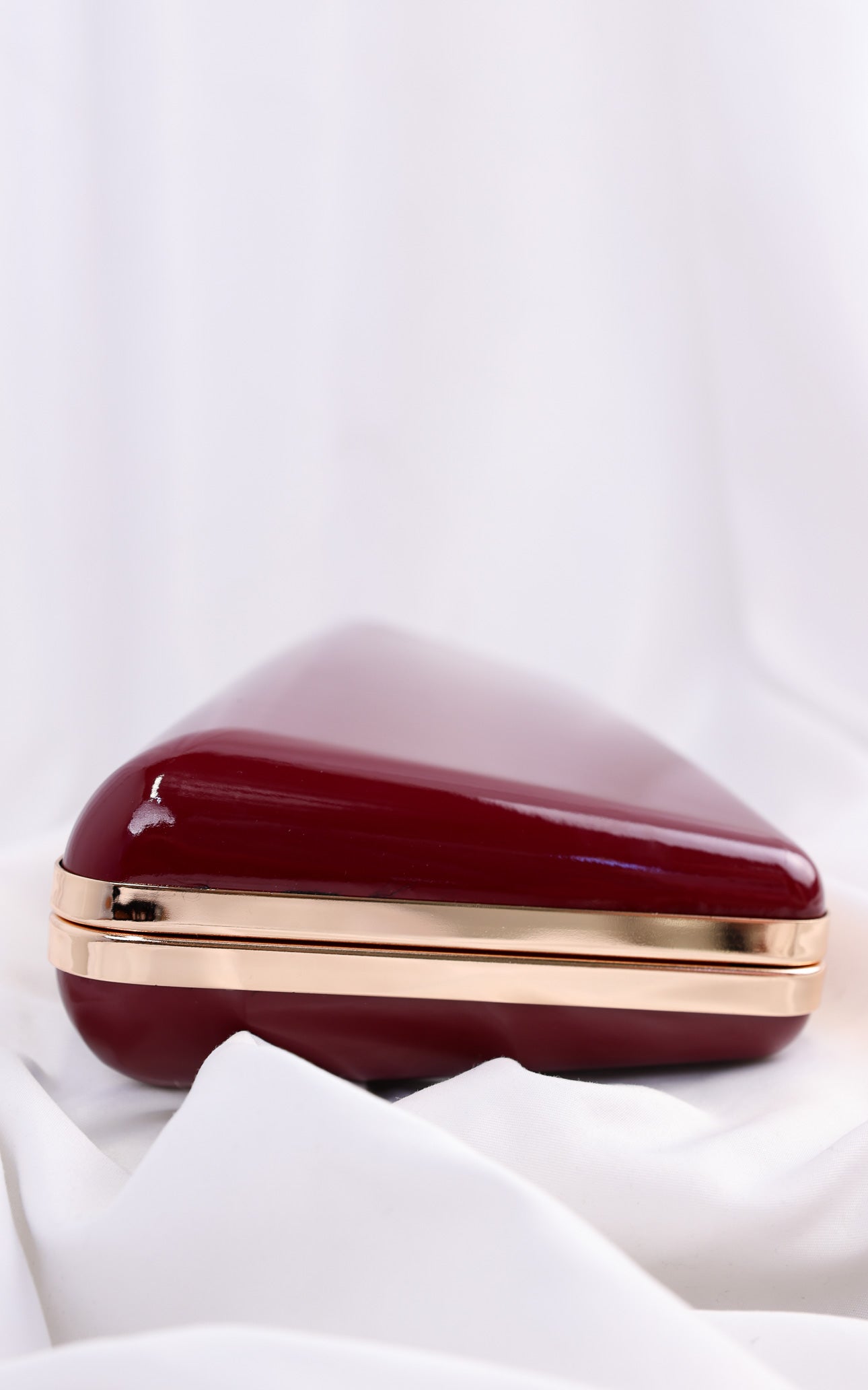 Braxton Clutch Bag - Burgundy Wine