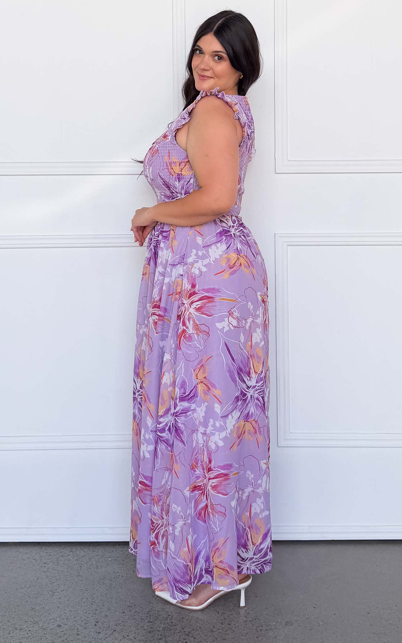 Briar Maxi Dress - Purple Floral