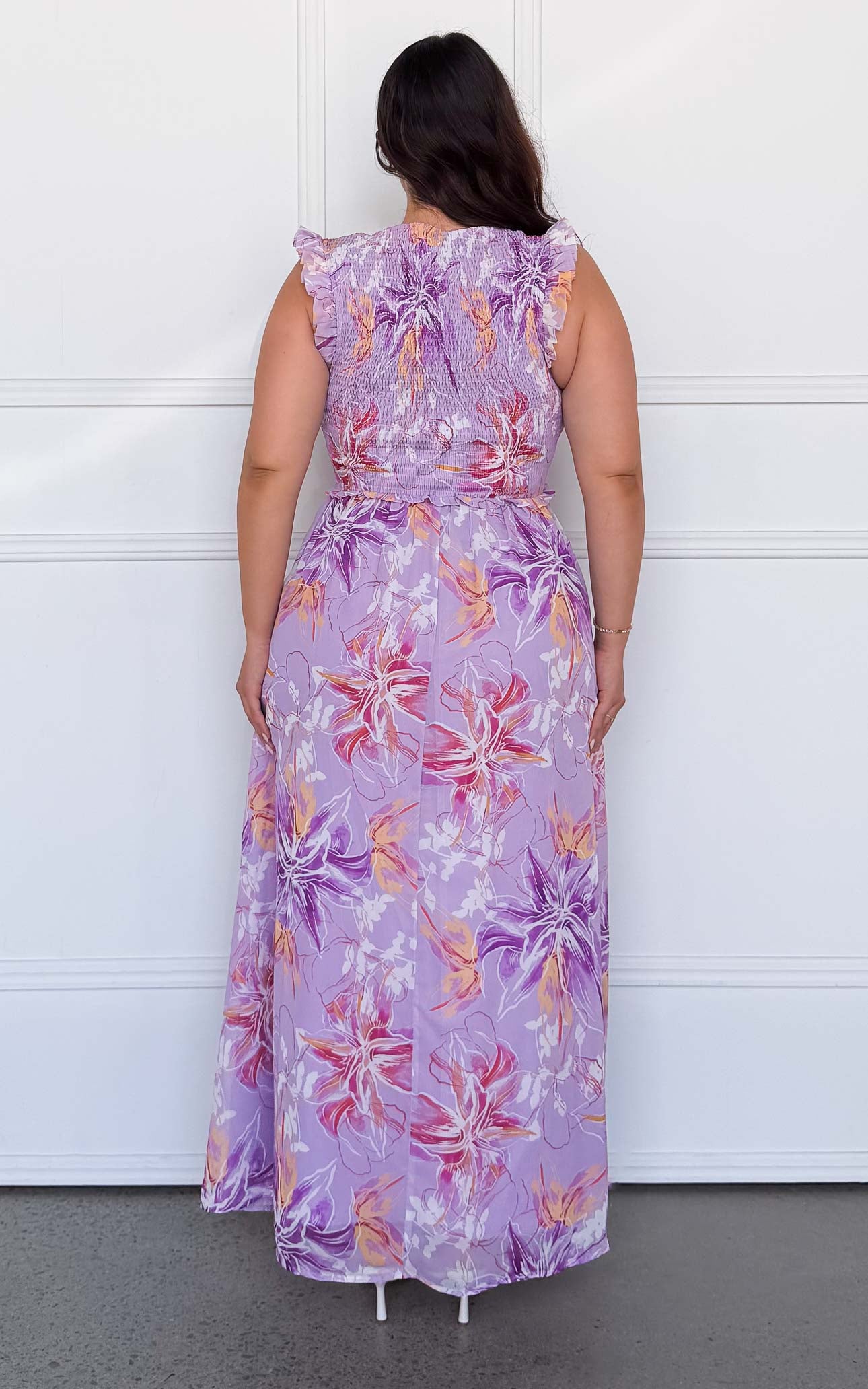 Briar Maxi Dress - Purple Floral