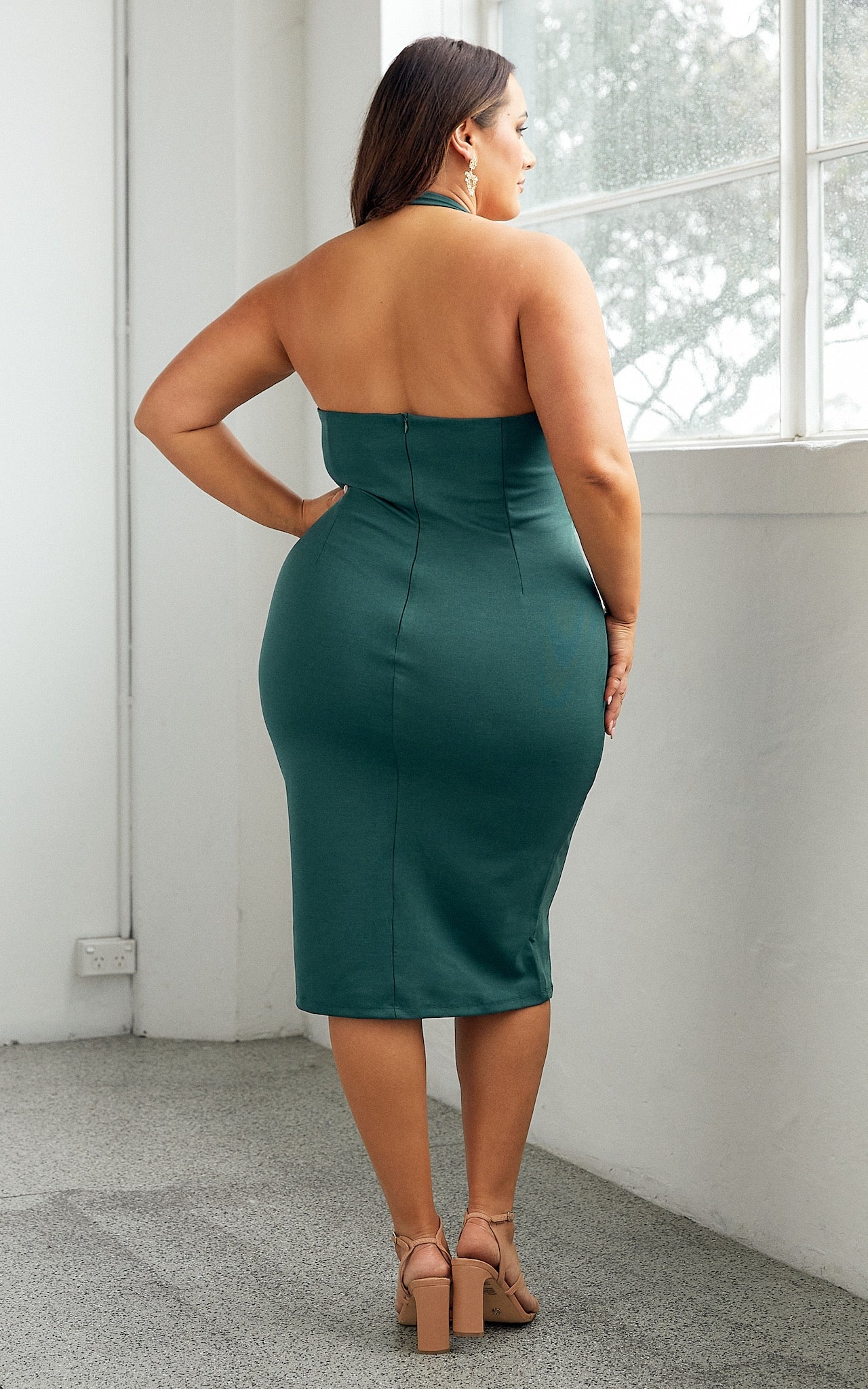 Bridgette Dress - Teal Blue