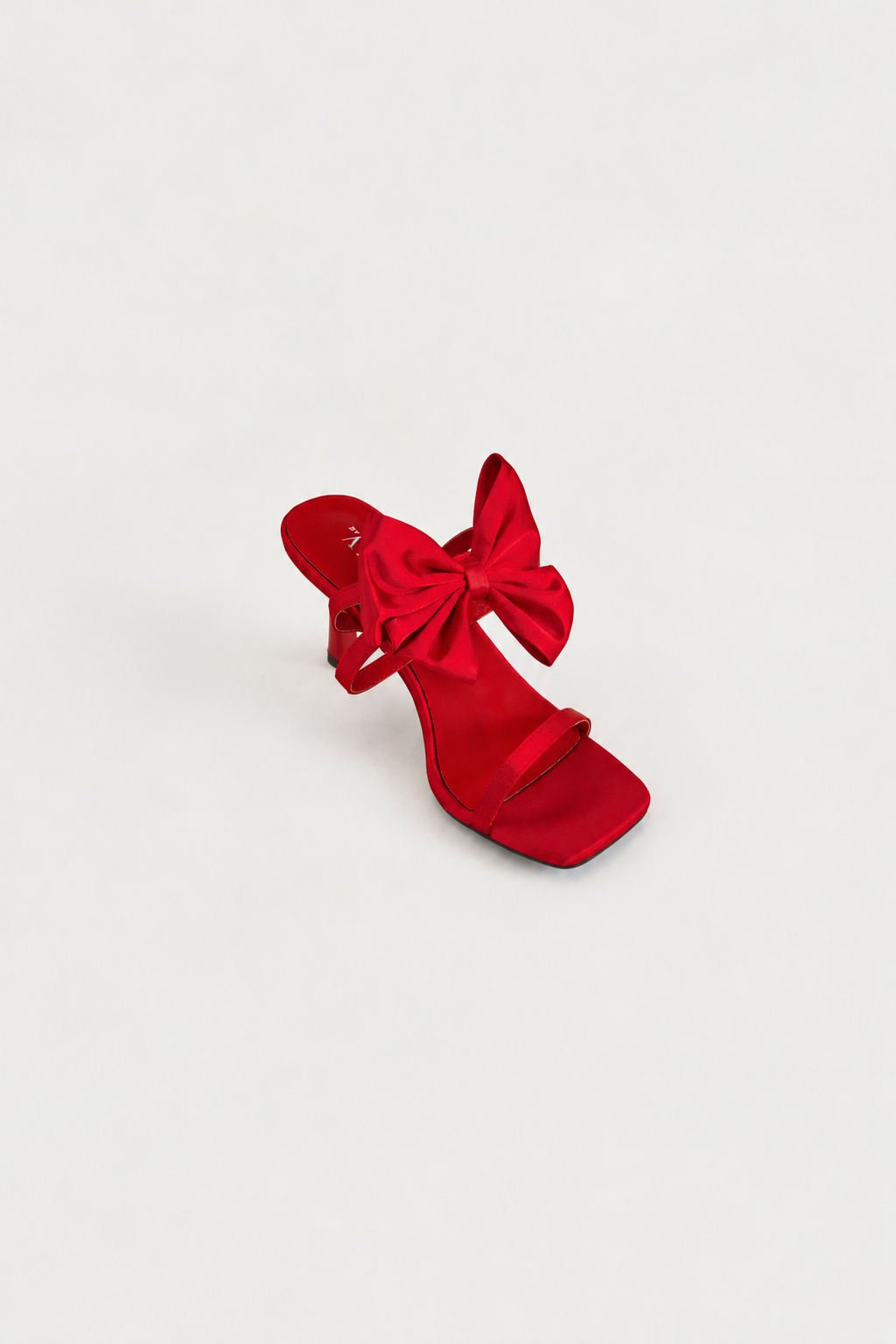 Boey Heels - Cherry Red Bow
