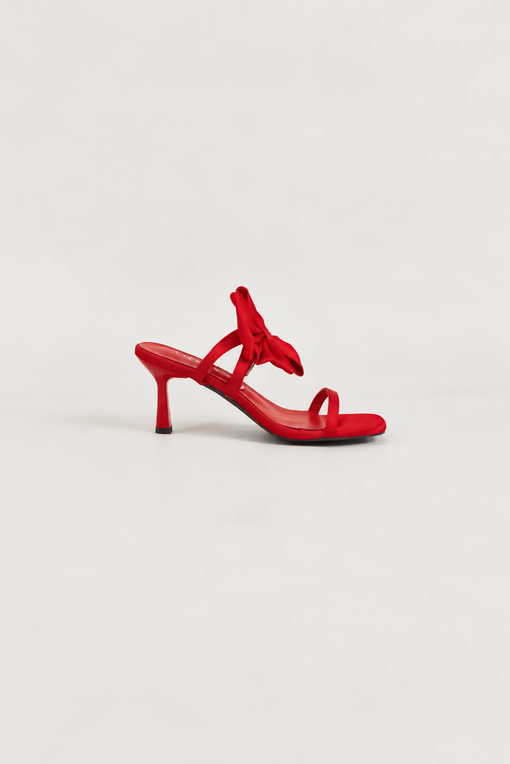 Boey Heels - Cherry Red Bow