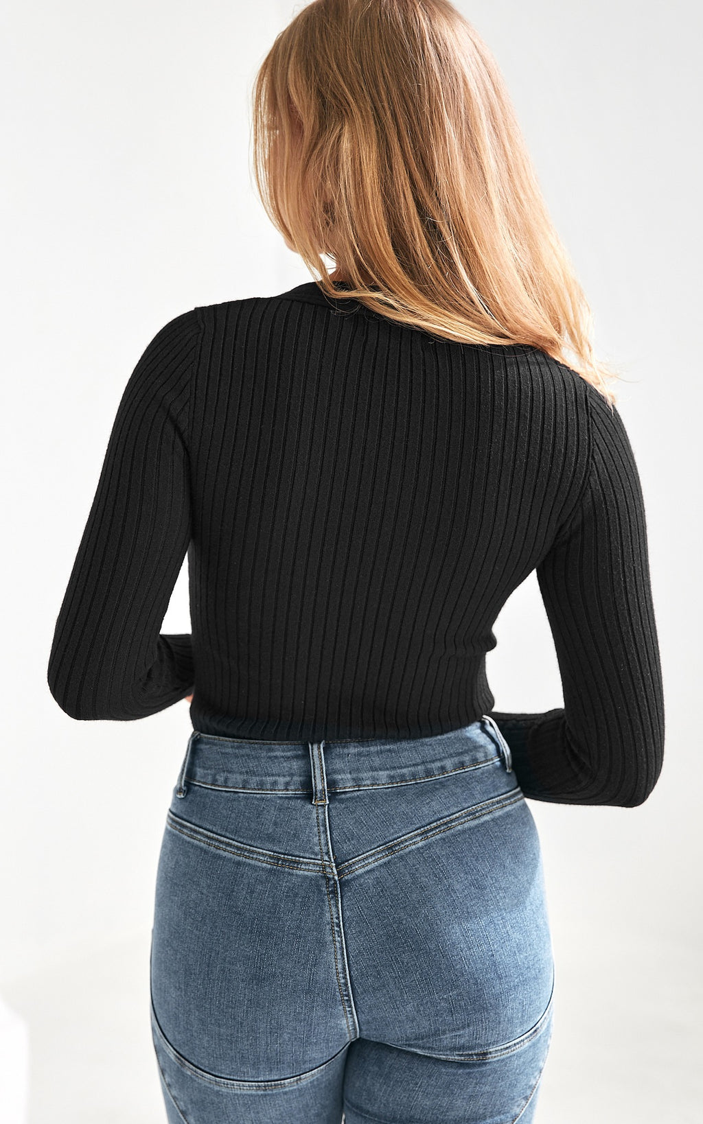 Caliha Knit Top - Black