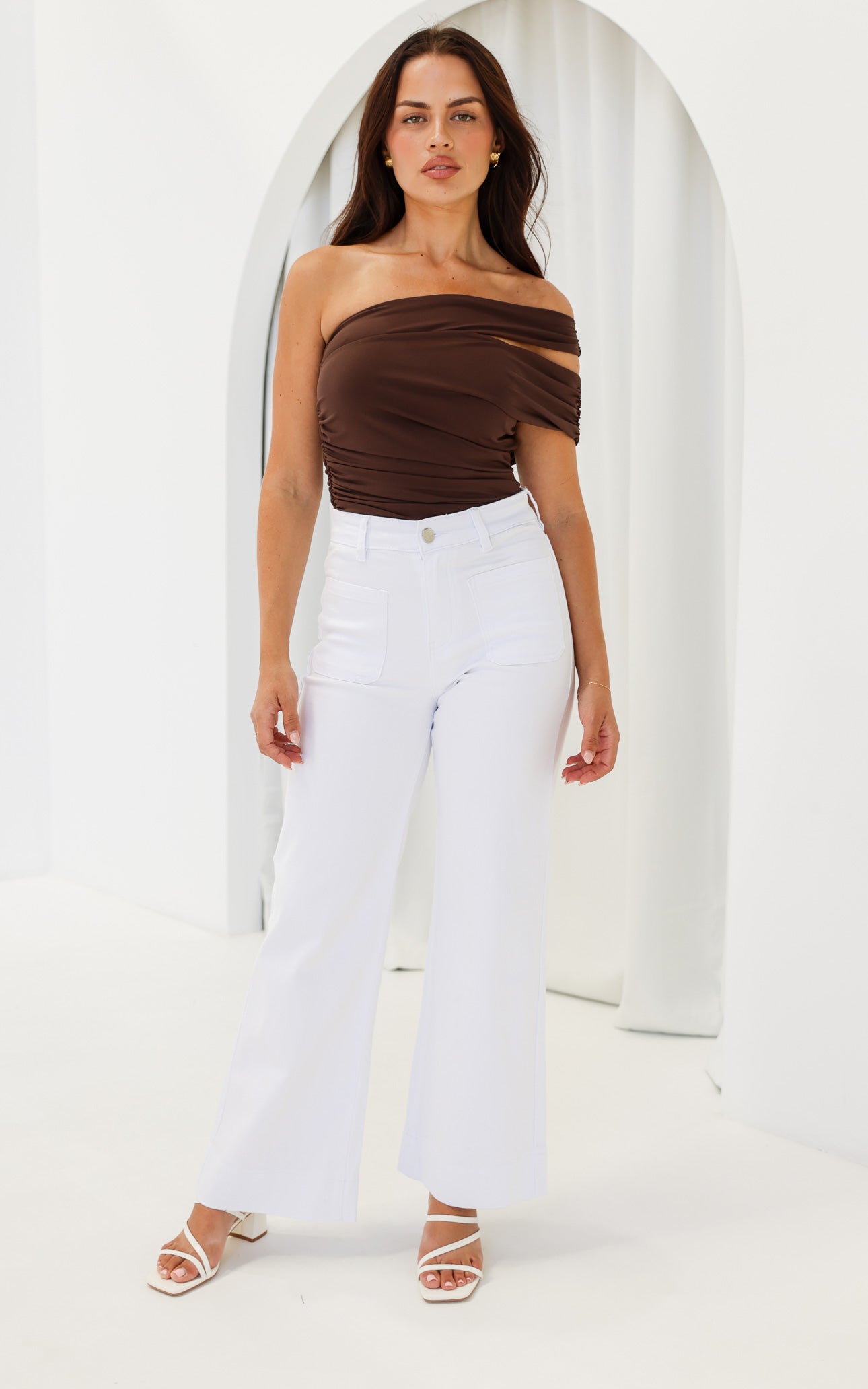 Cameron Top - Chocolate Brown