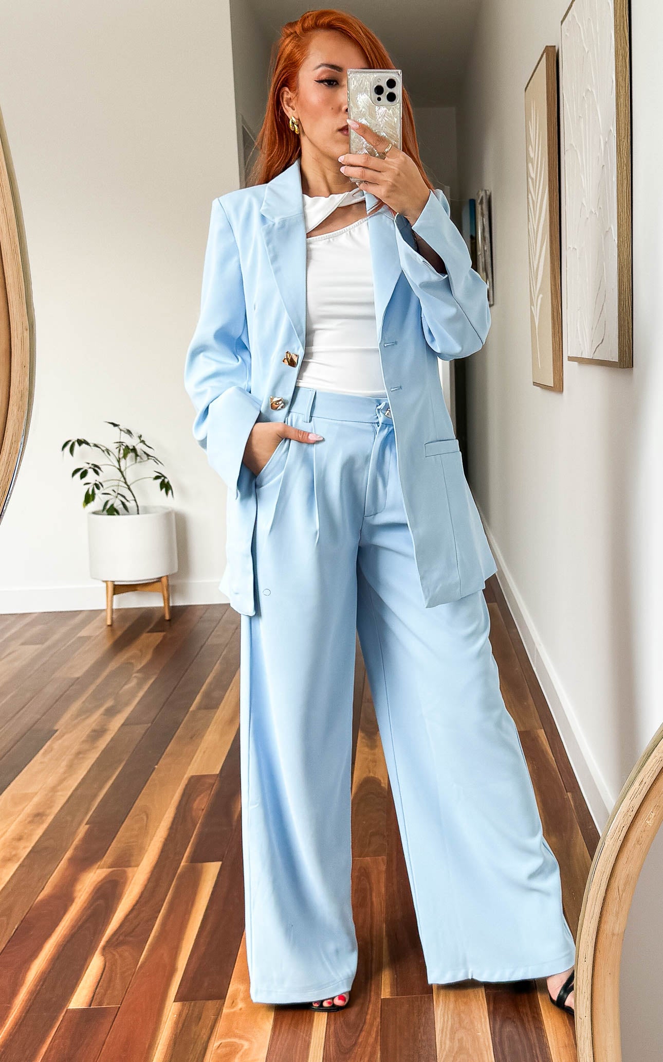 Charlotte Blazer - Baby Blue