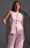 Carson Vest Top - Pink