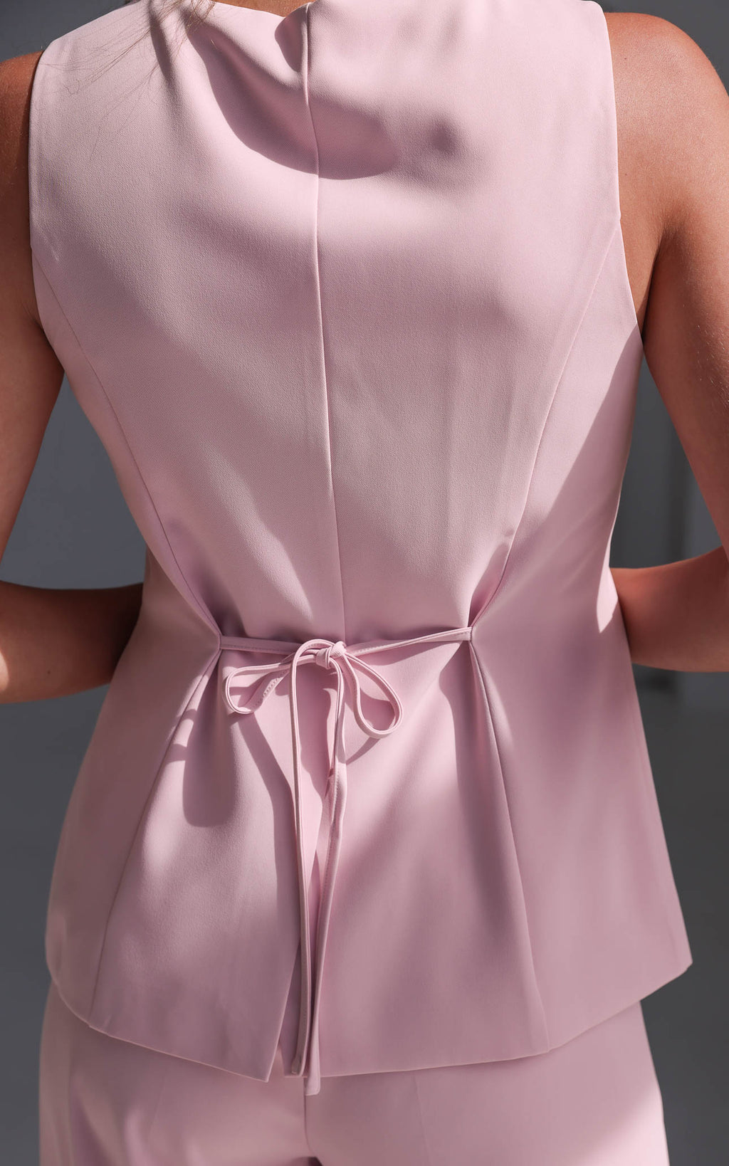 Carson Vest Top - Pink