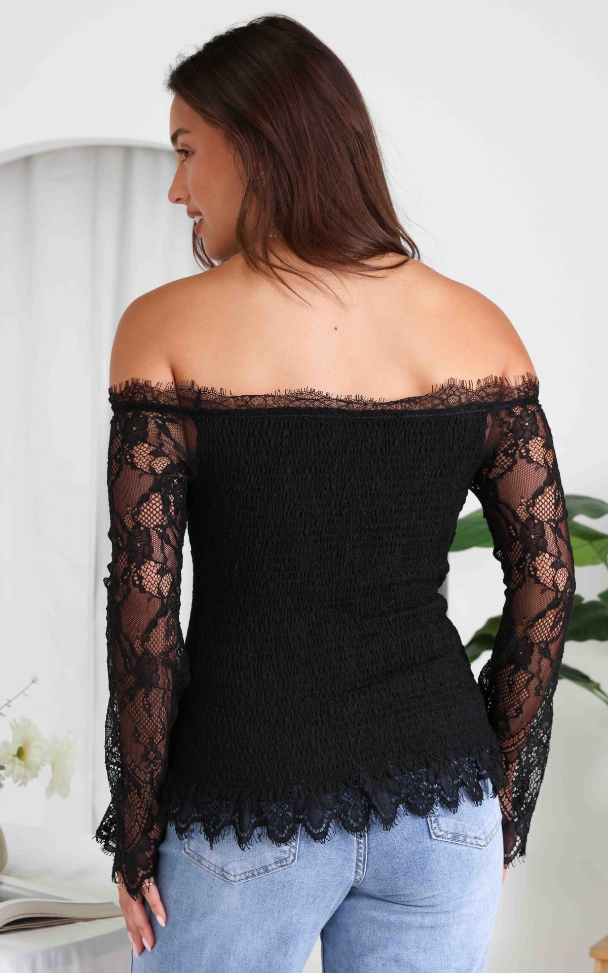 Casanova Lace Top - Black