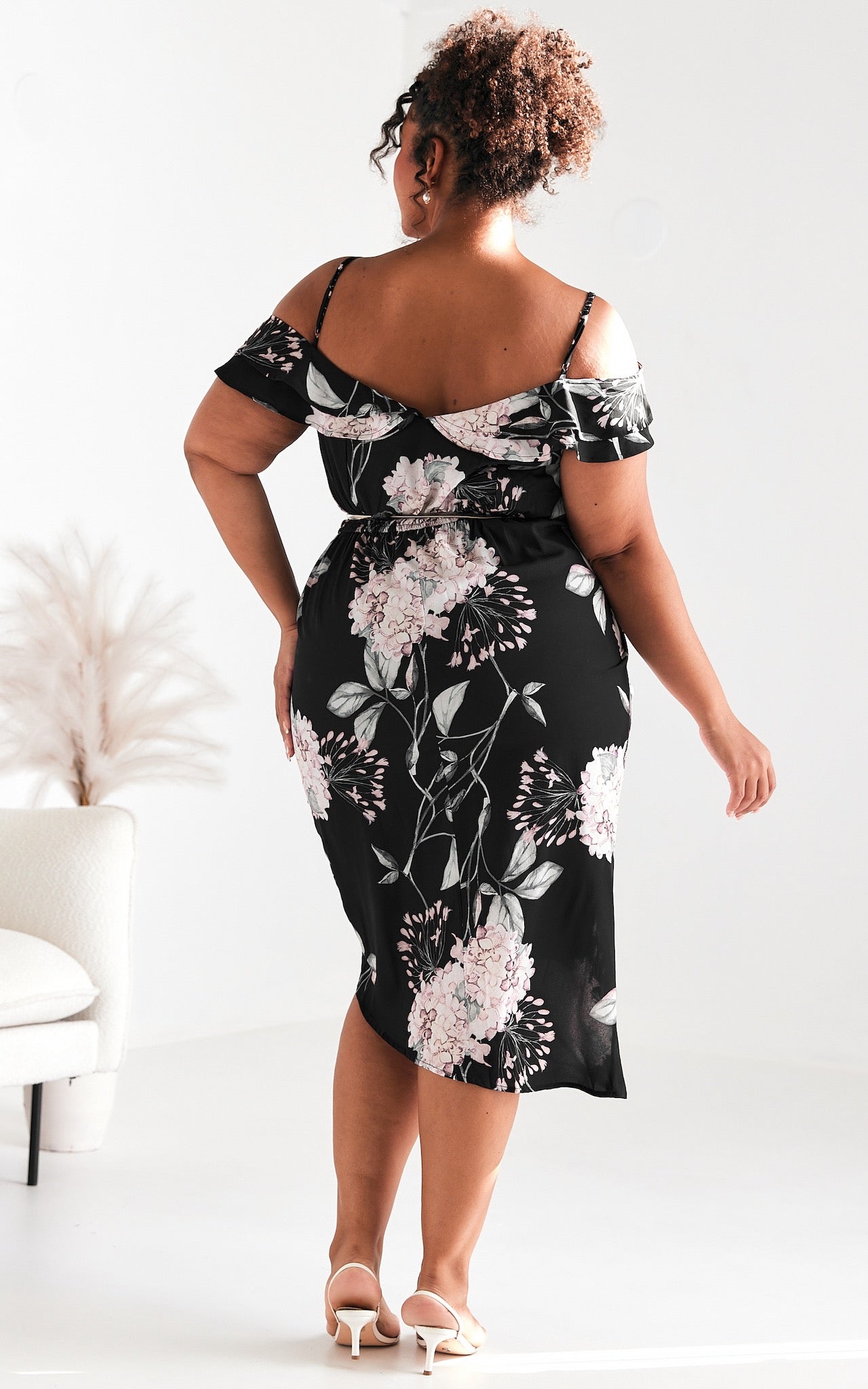 Casey Dress - Black Floral