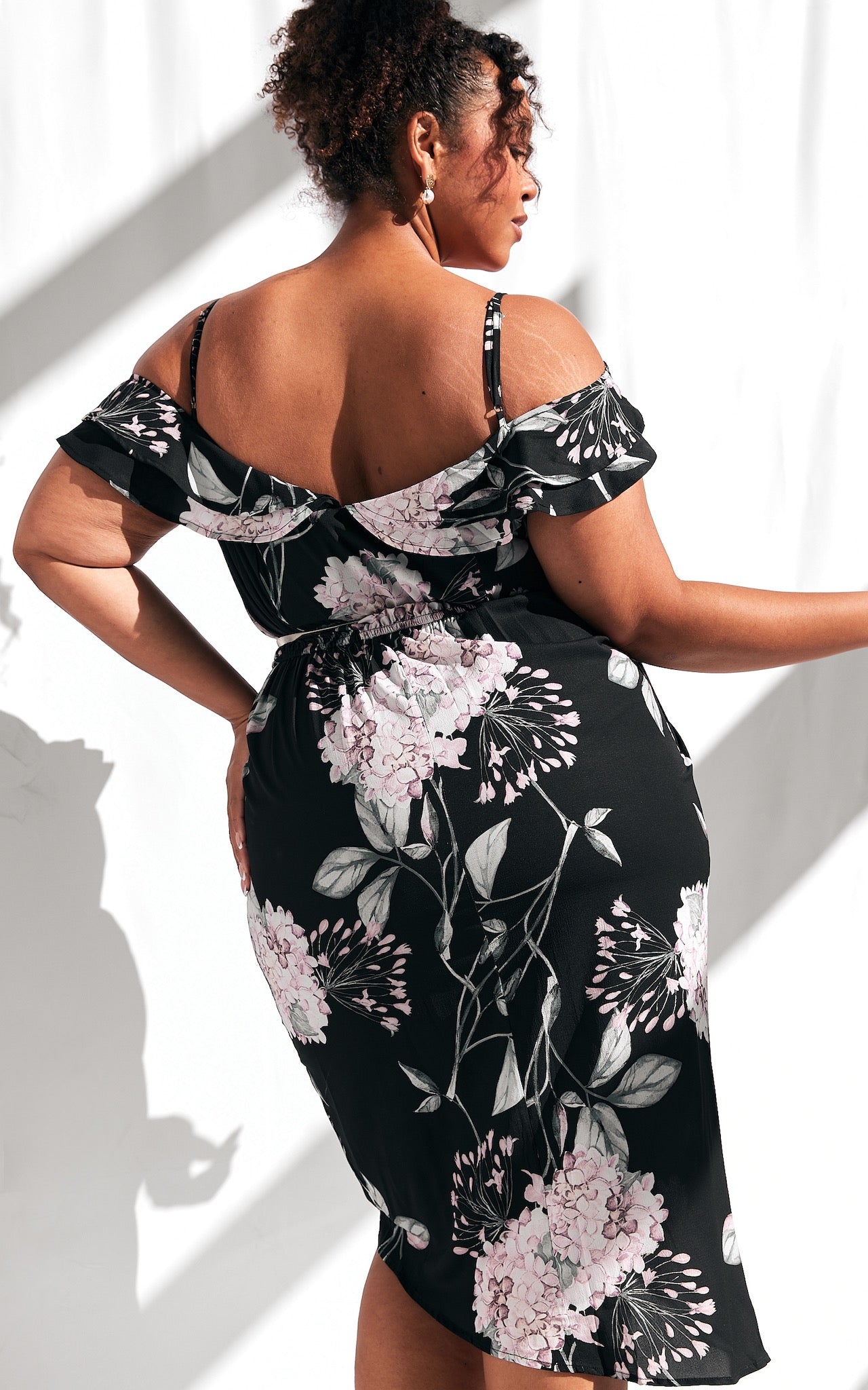 Casey Dress - Black Floral