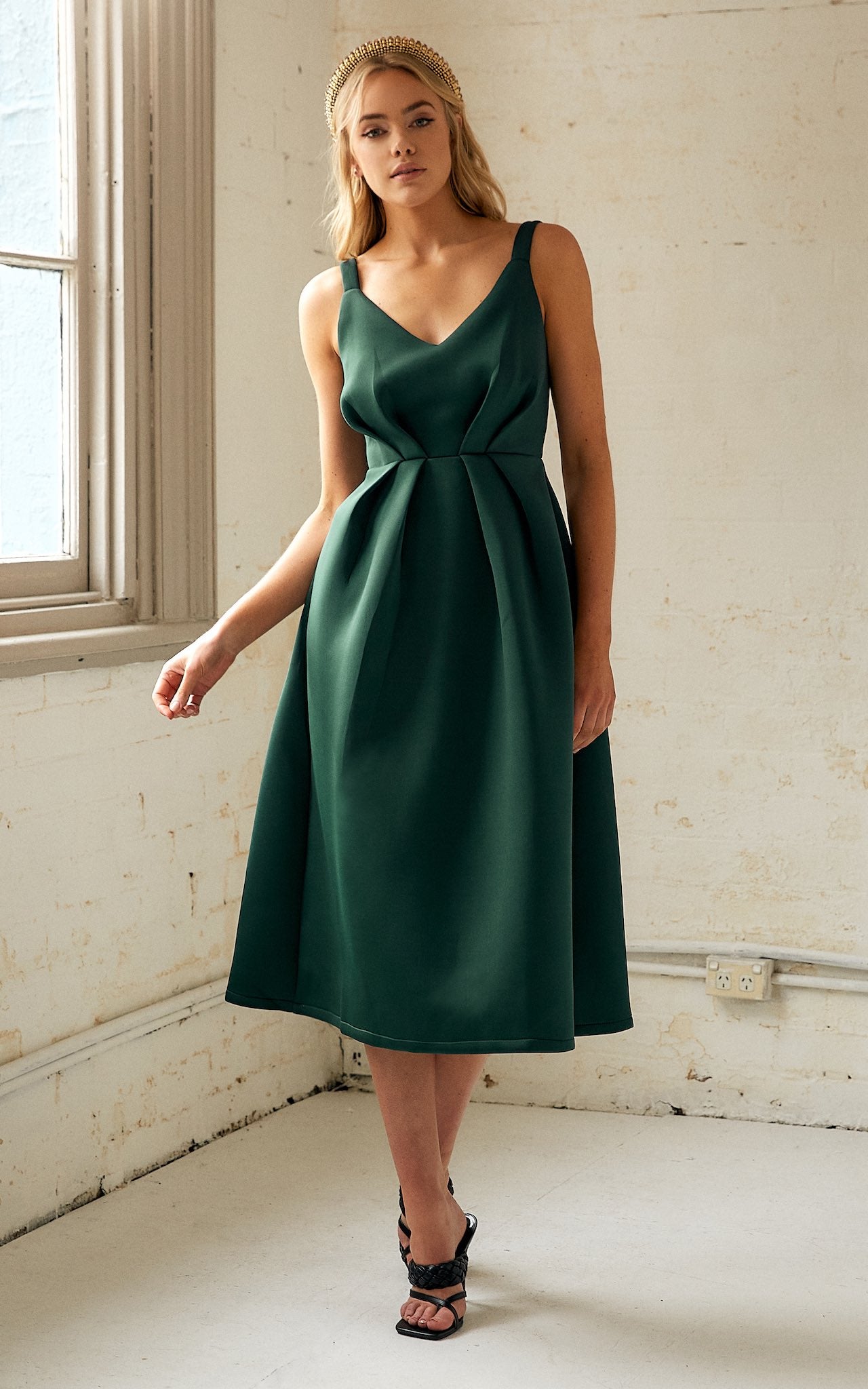 Cecelia Dress - Emerald