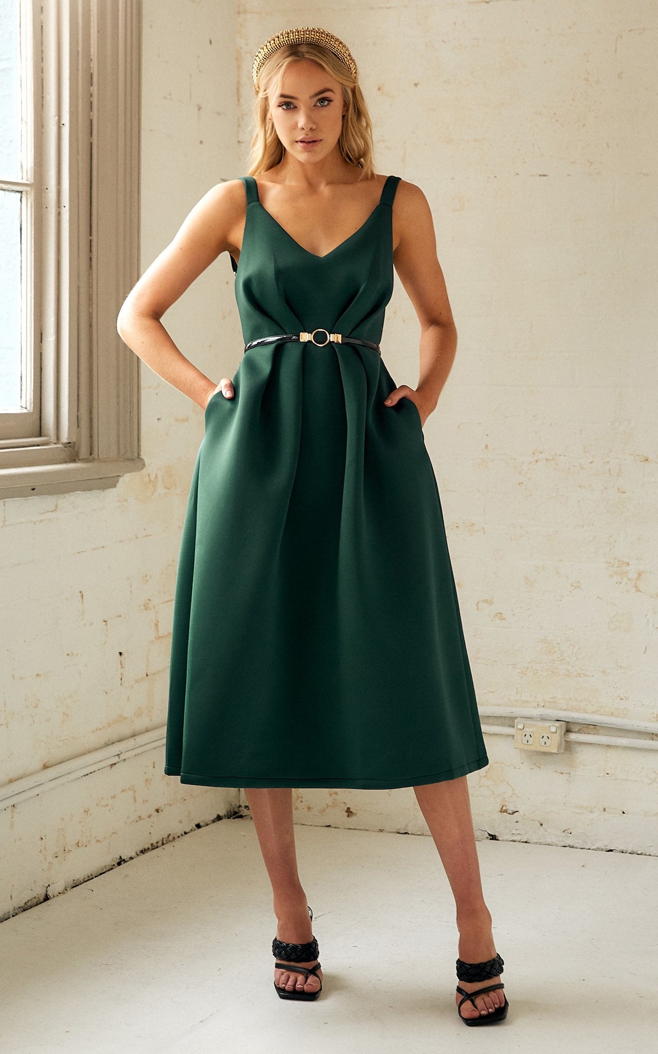 Cecelia Dress - Emerald