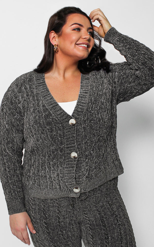 Chanelle Cardi - Charcoal