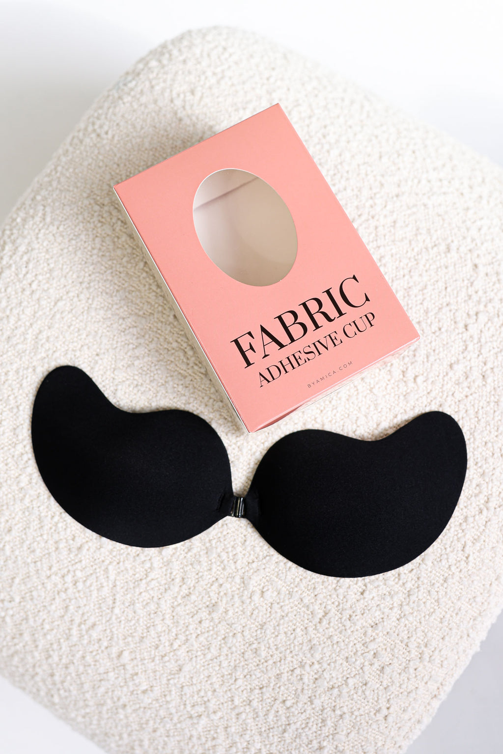 Charla Fabric Adhesive Bra - Black