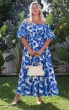 Charlene Maxi Dress - Blue Print