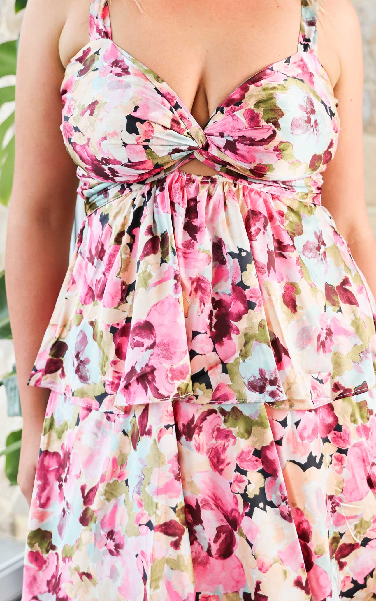 Cherika Maxi Dress - Pink Multi Floral