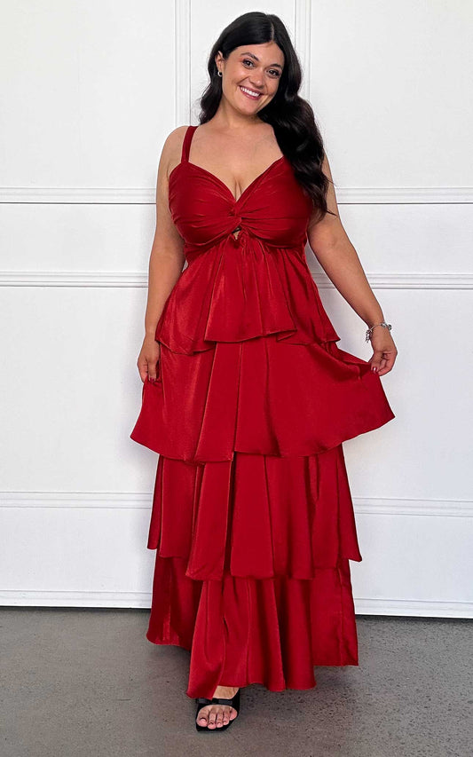 Cherika Maxi Dress - Red