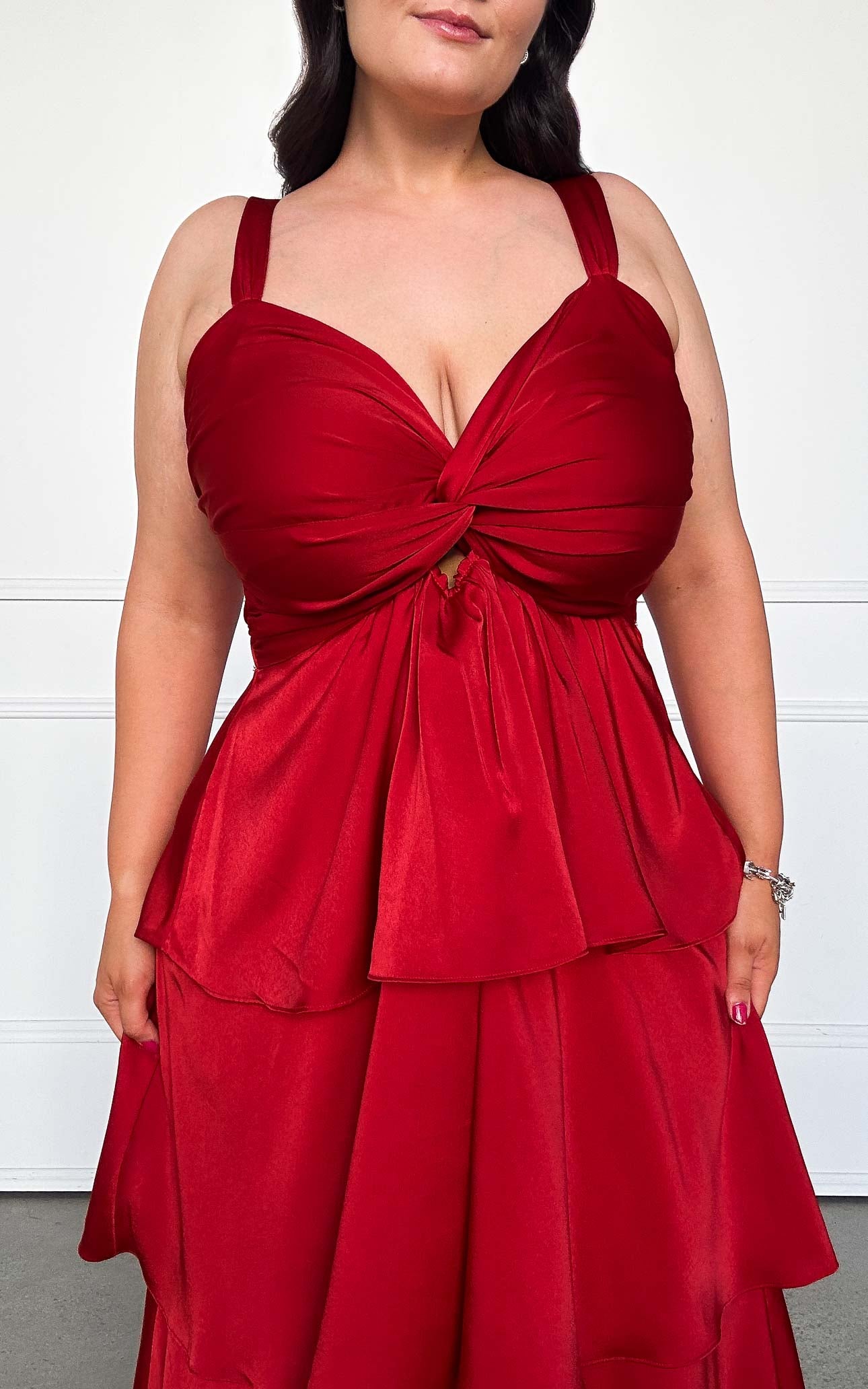 Cherika Maxi Dress - Red