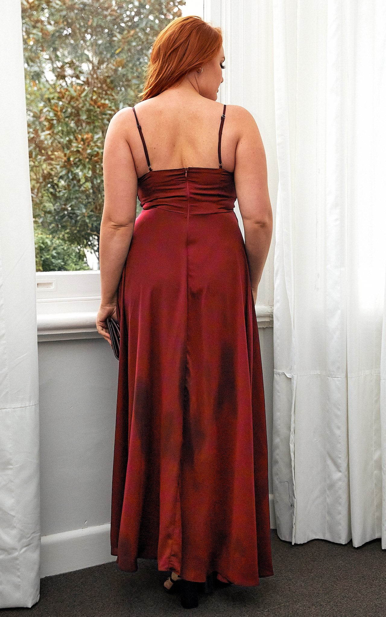 Cherish Dress - Burgundy