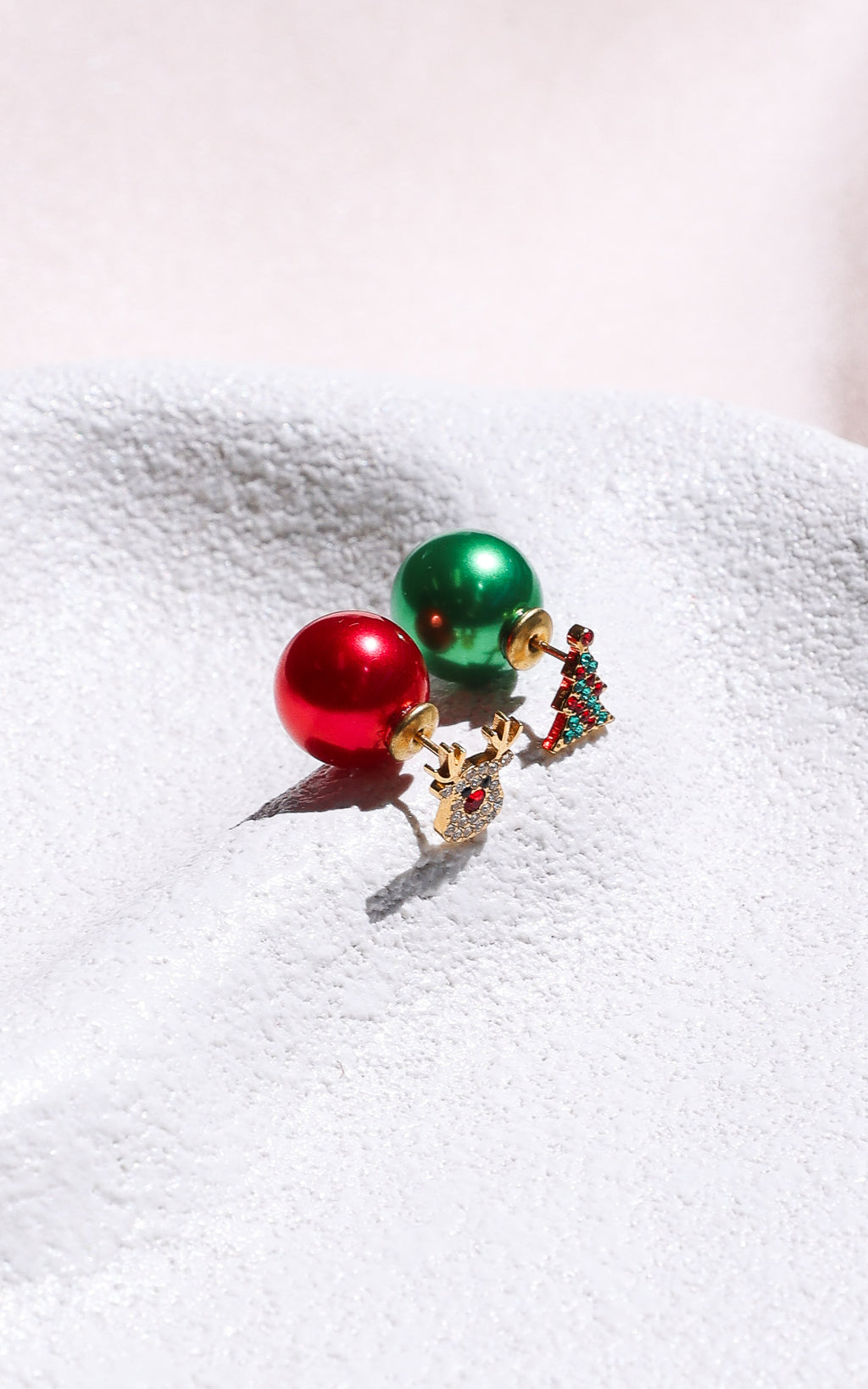 Christmas Eve Bauble Stud Earrings - Mix n Match Ball