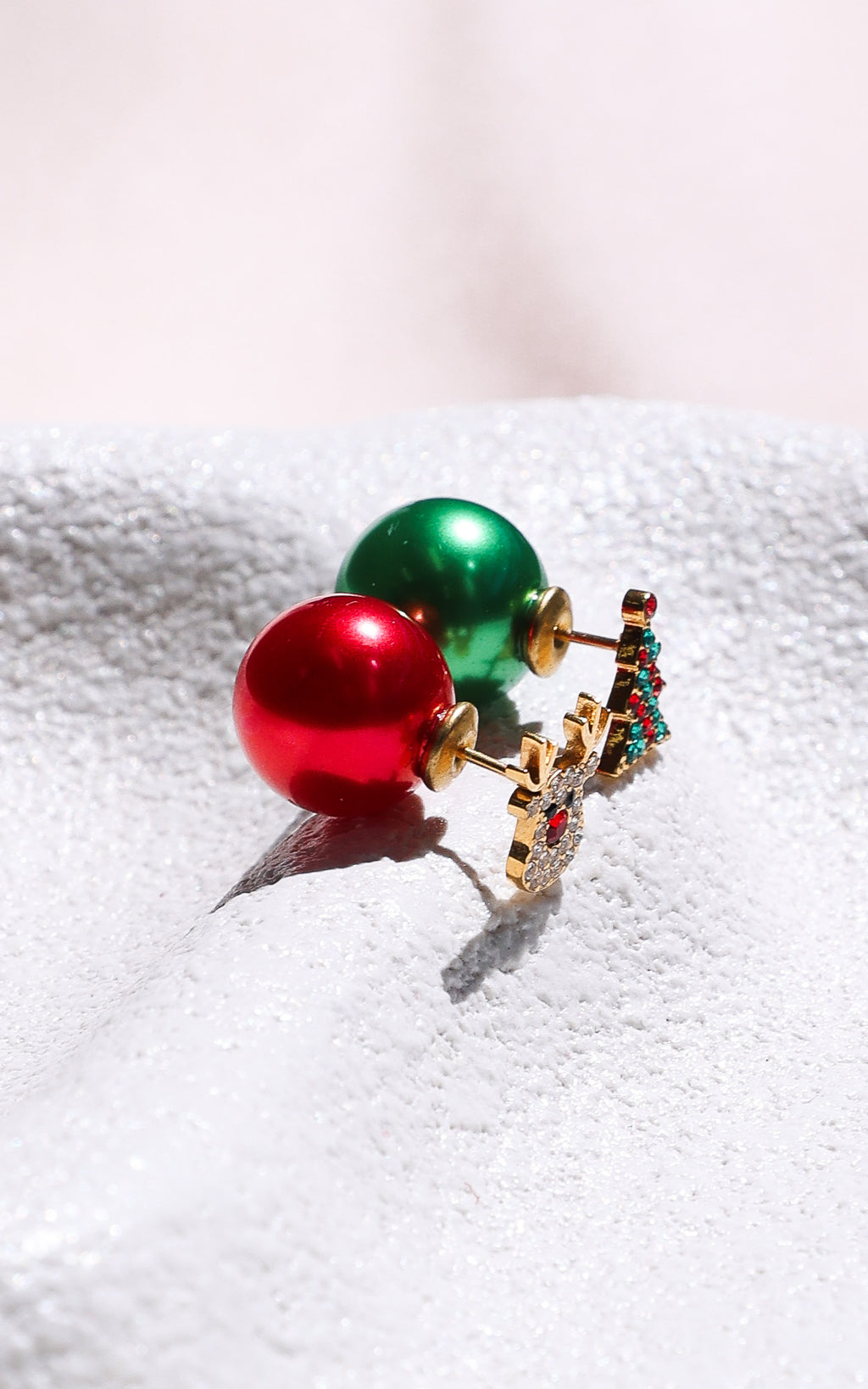 Christmas Eve Bauble Stud Earrings - Mix n Match Ball