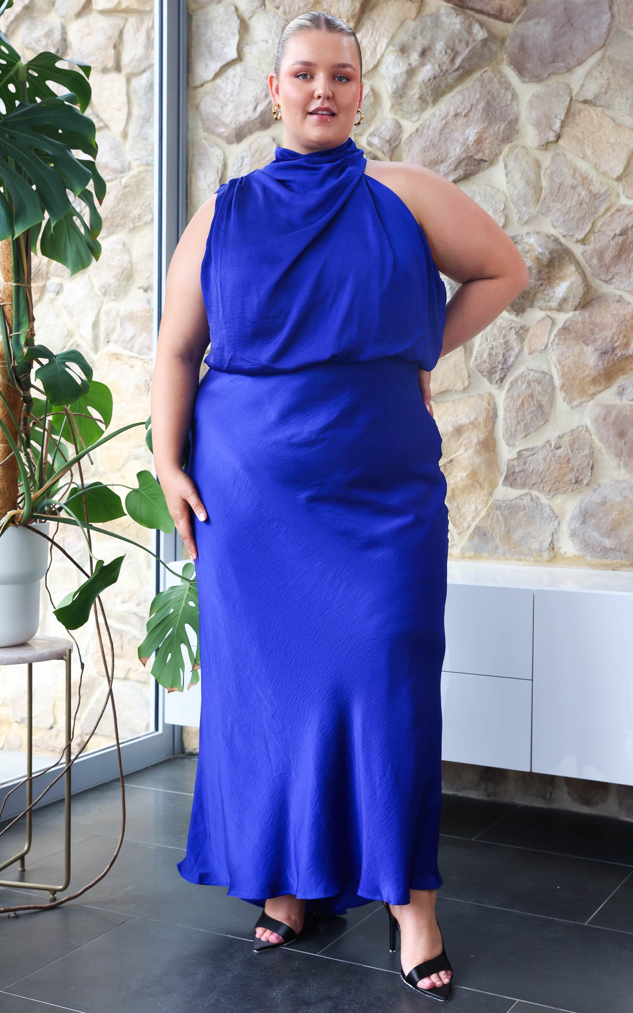 Cobero Maxi Dress - Cobalt Blue
