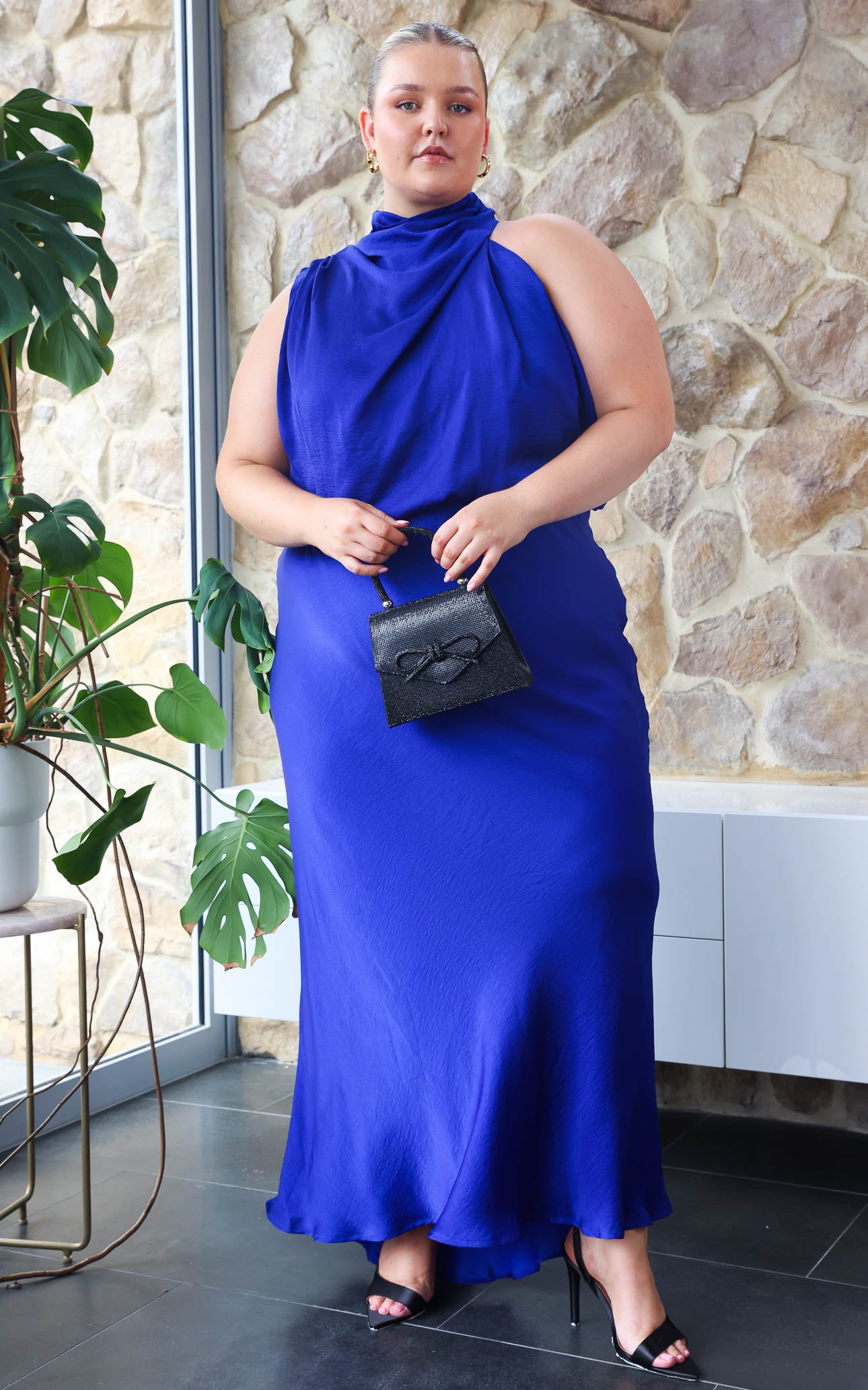 Cobero Maxi Dress - Cobalt Blue