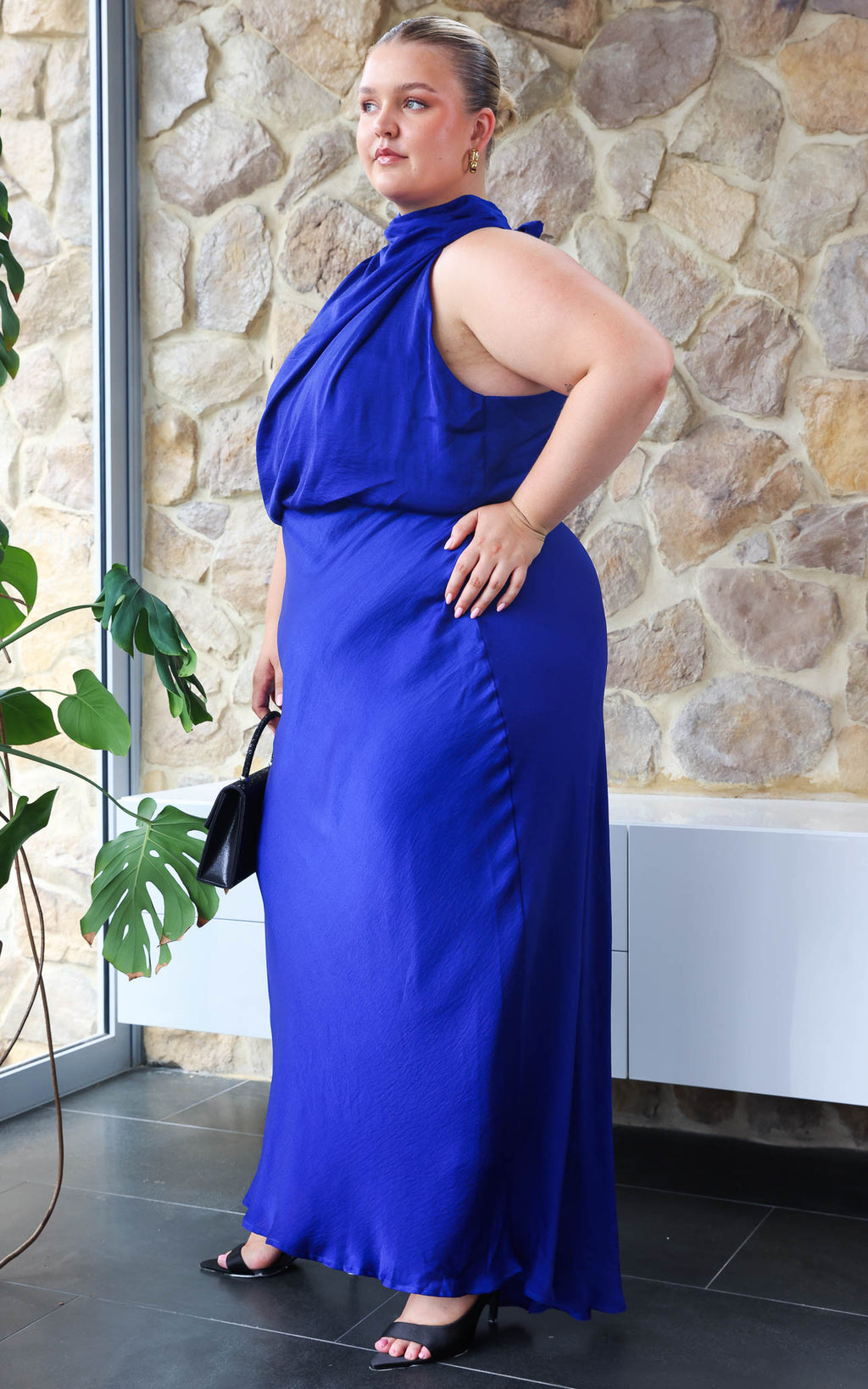 Cobero Maxi Dress - Cobalt Blue