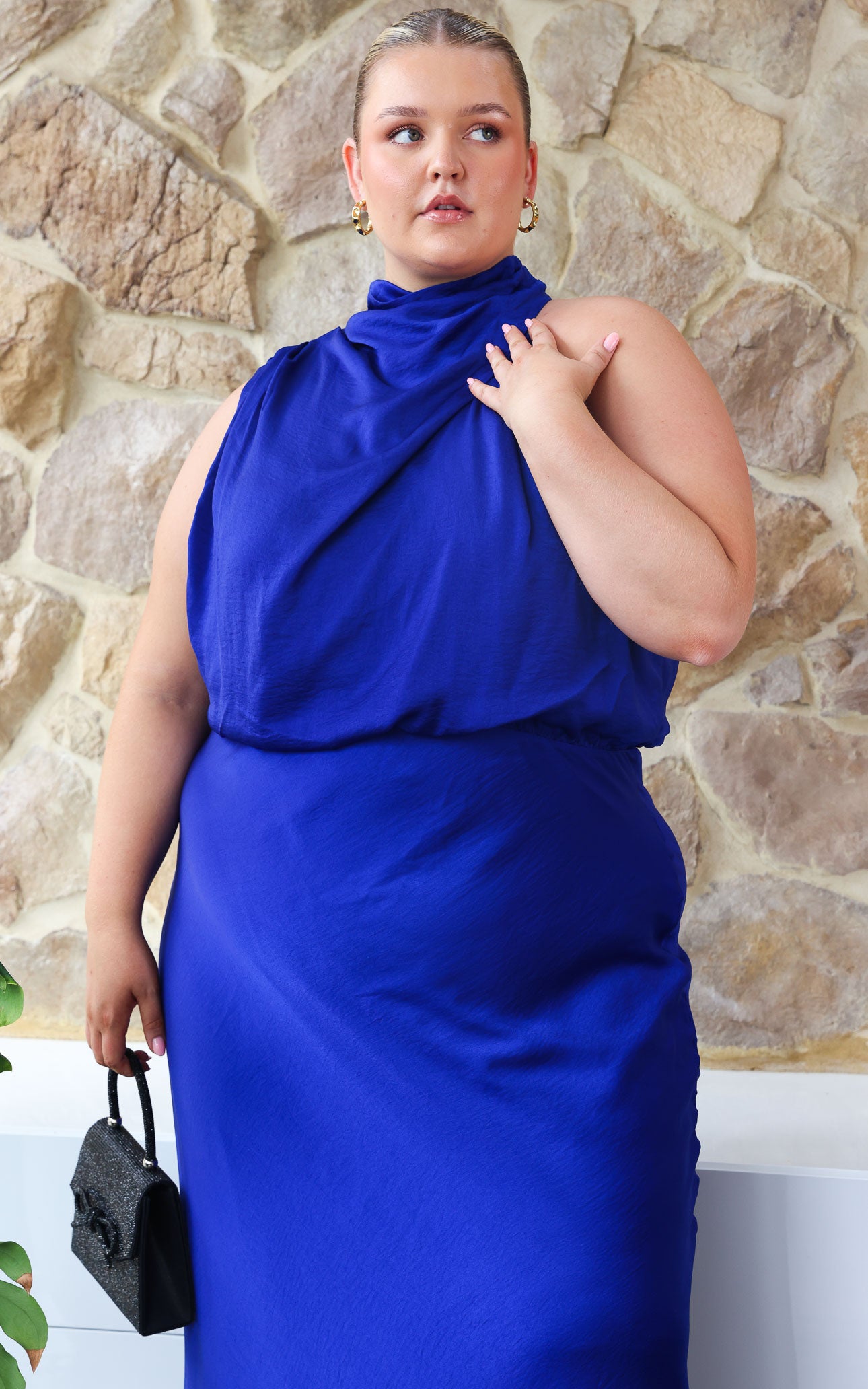 Cobero Maxi Dress - Cobalt Blue