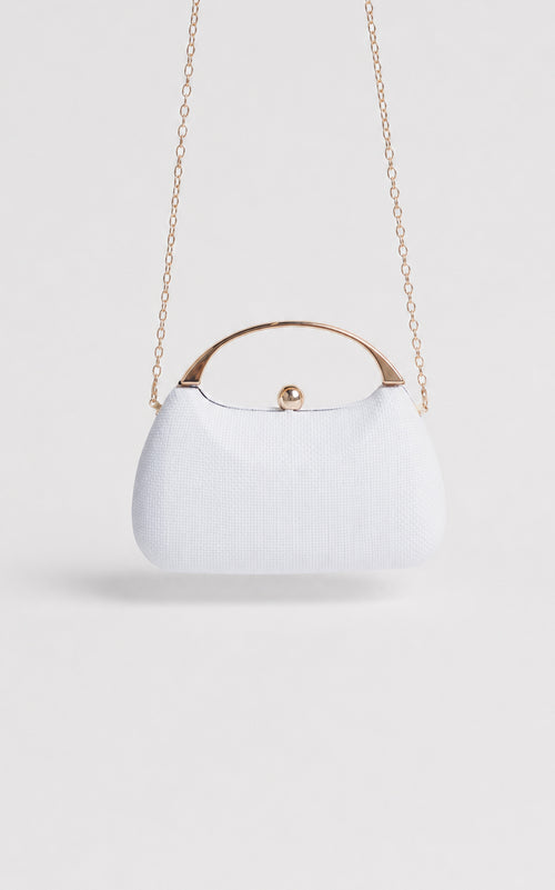Capri Texture Bag - White