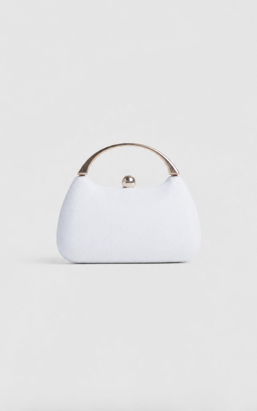 Capri Texture Bag - White