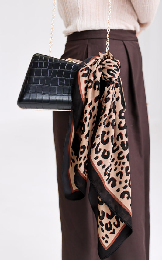(PREORDER) Carmela Square Bandana - Cheetah Print