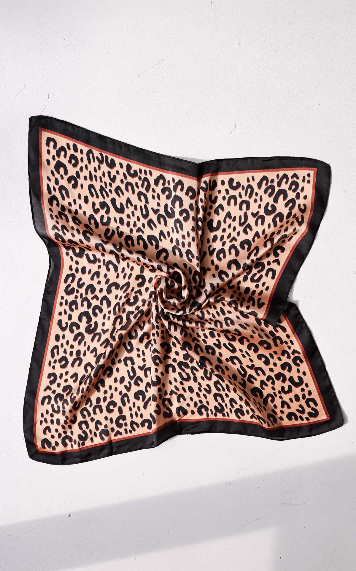 Carmela Square Bandana - Cheetah Print