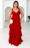 (PREORDER) Cherika Maxi Dress - Red