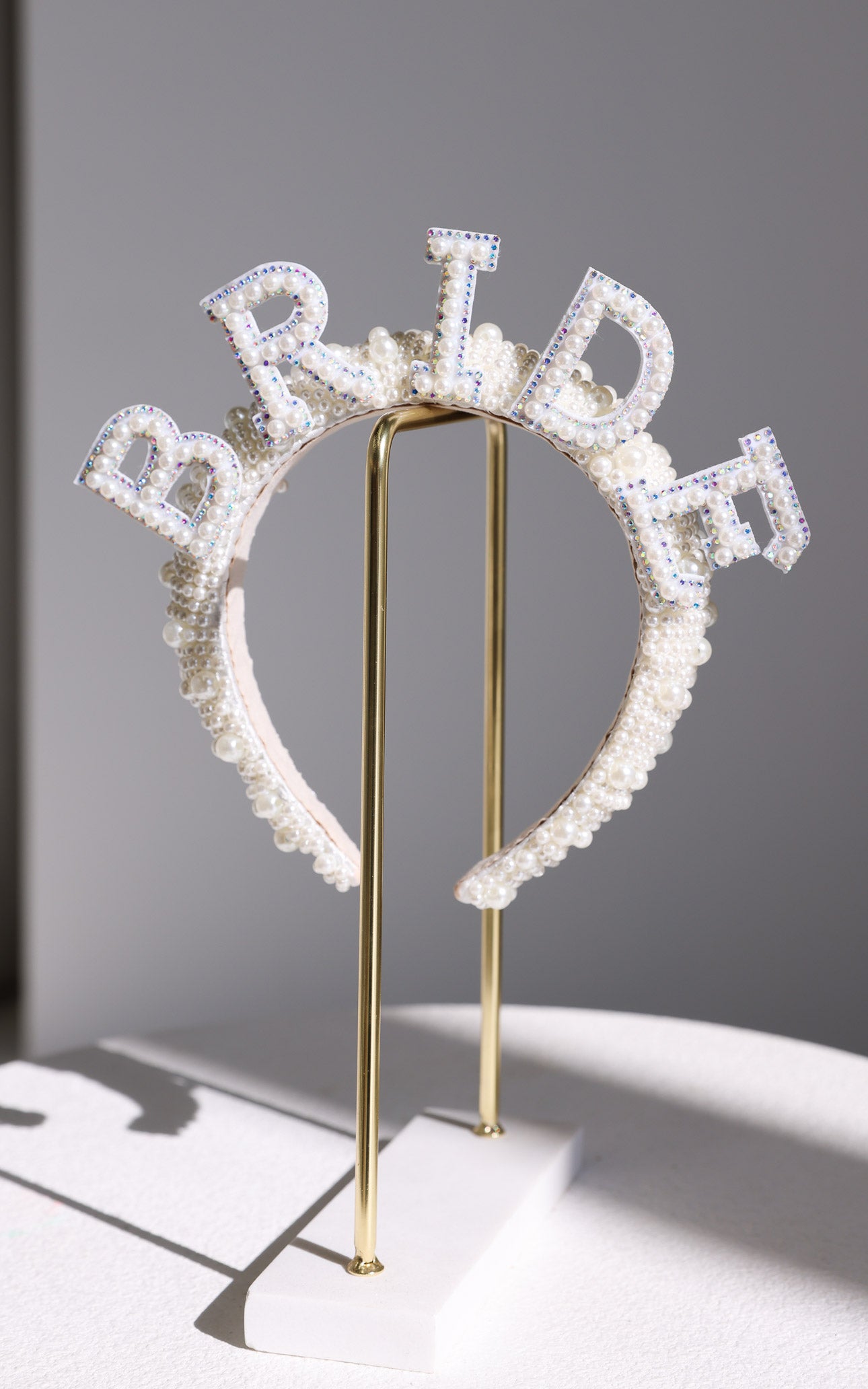 Commitment Headband - Bride Pearl