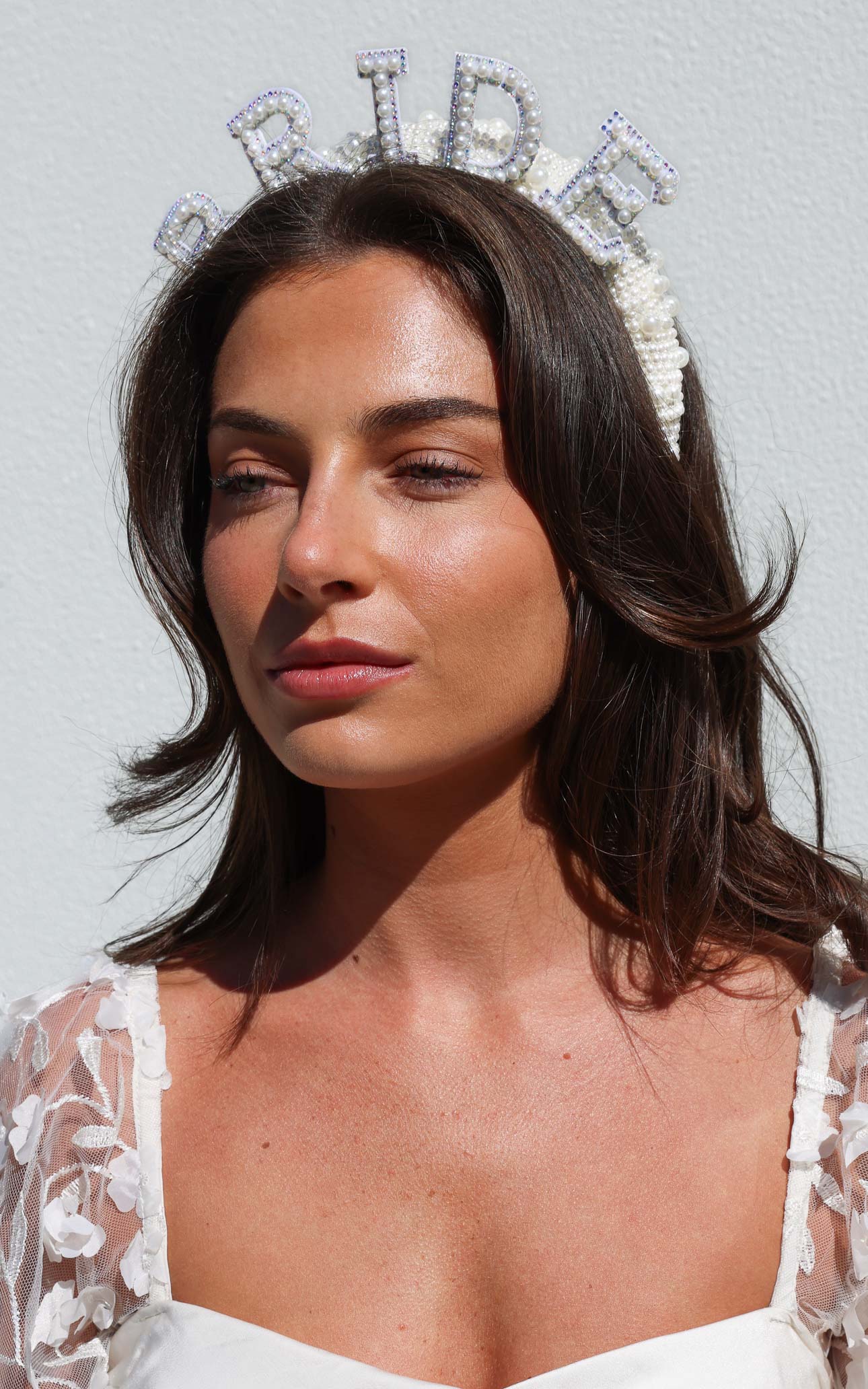 Commitment Headband - Bride Pearl