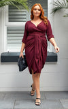 Daphne Dress - Plum