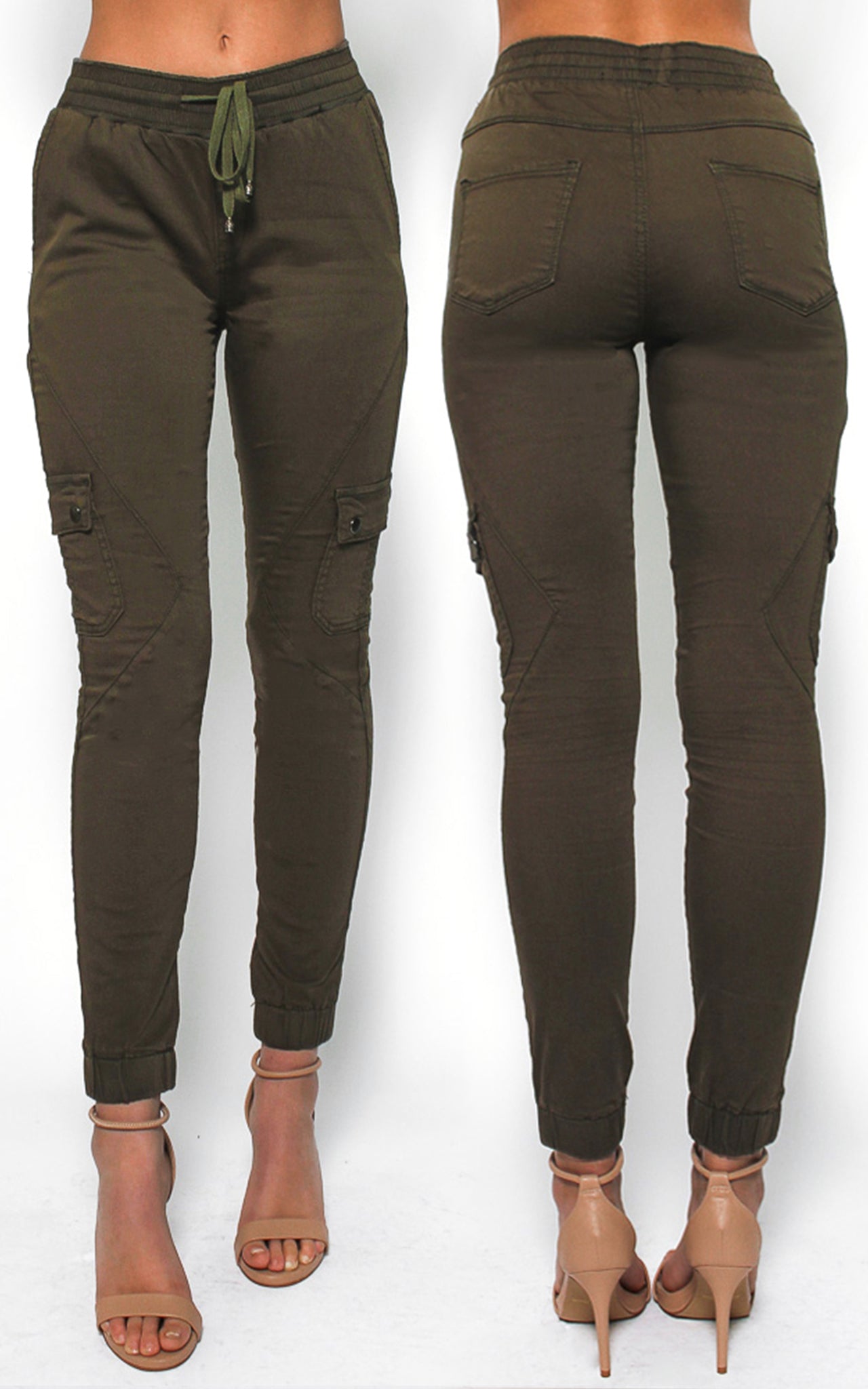 Chic Cargo Chinos - Khaki