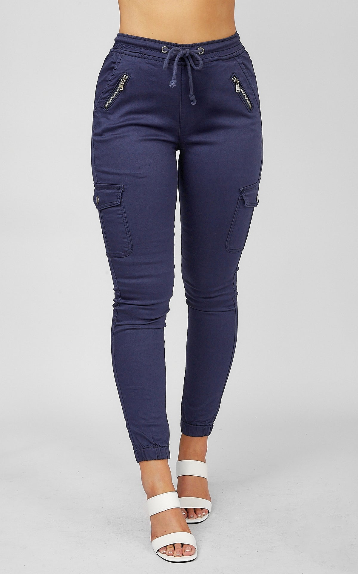 Dip It Low Cargo Jeans - Navy