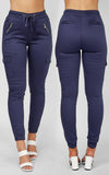 Dip It Low Cargo Jeans - Navy