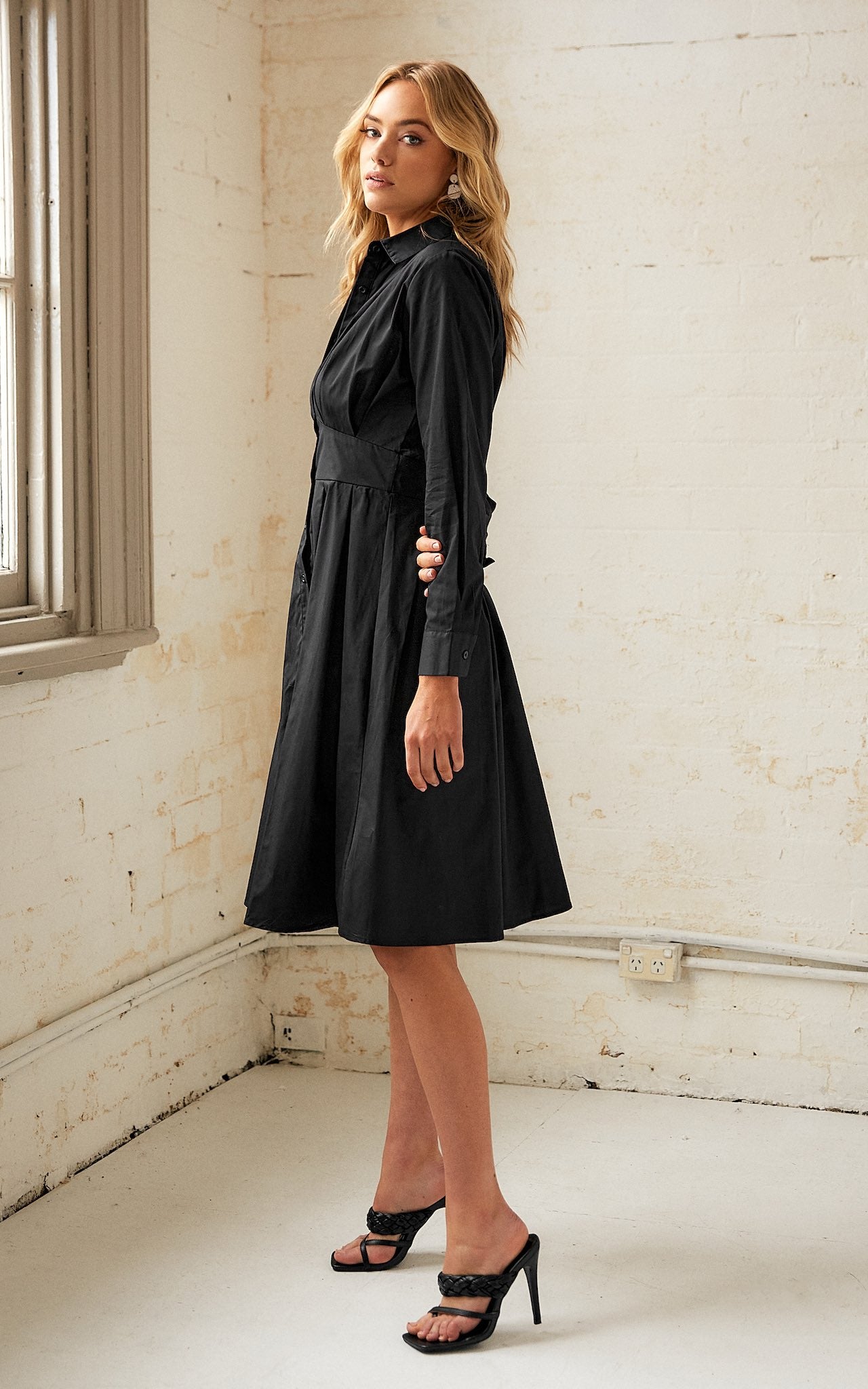 Effortless Midi Dress - Black