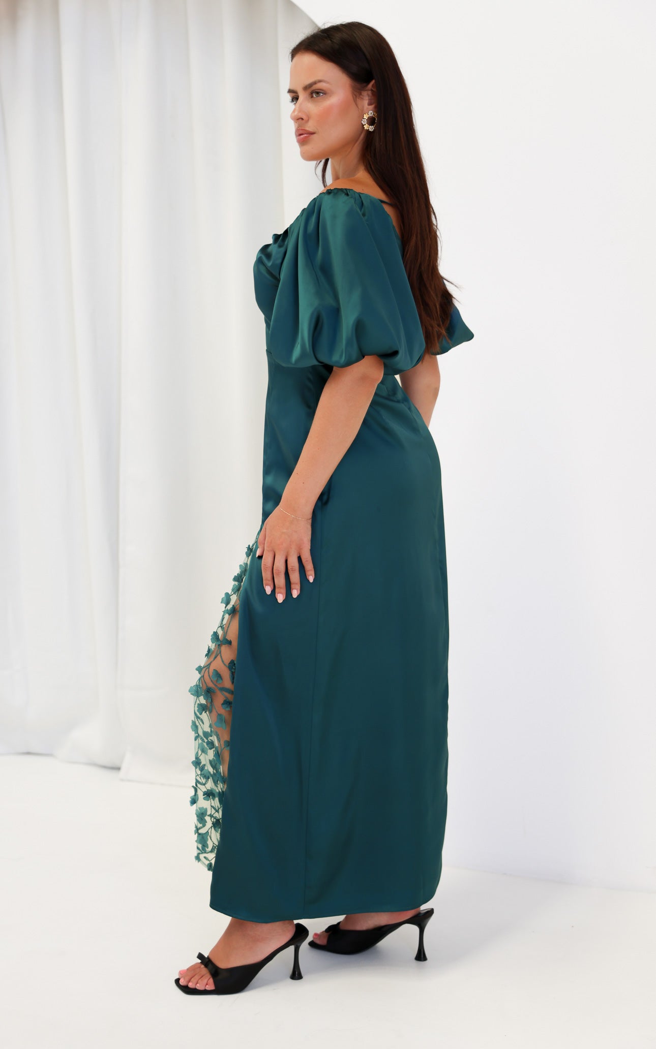 Elinda Maxi Dress - Dark Teal