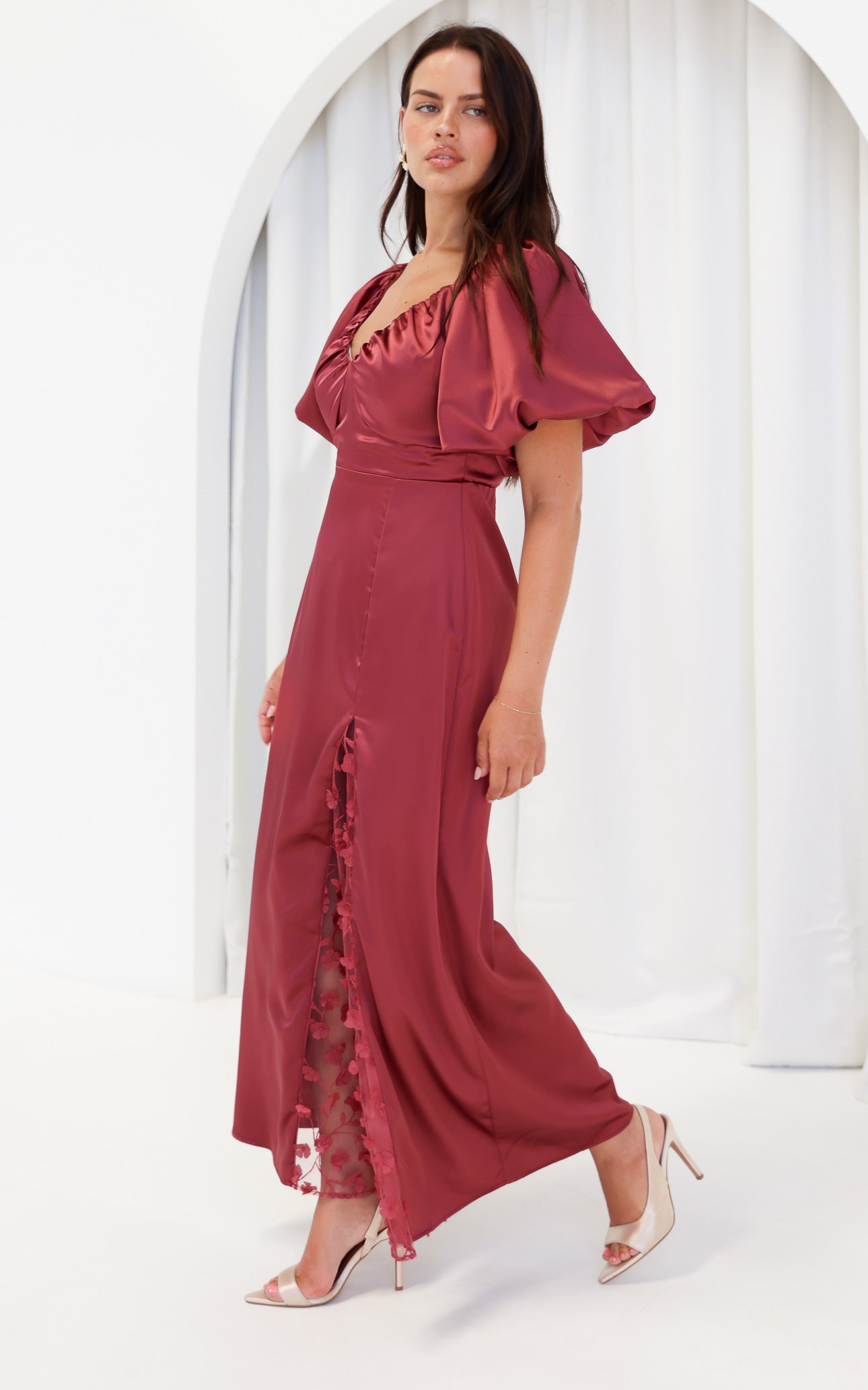 Elinda Maxi Dress - Scarlet Rose