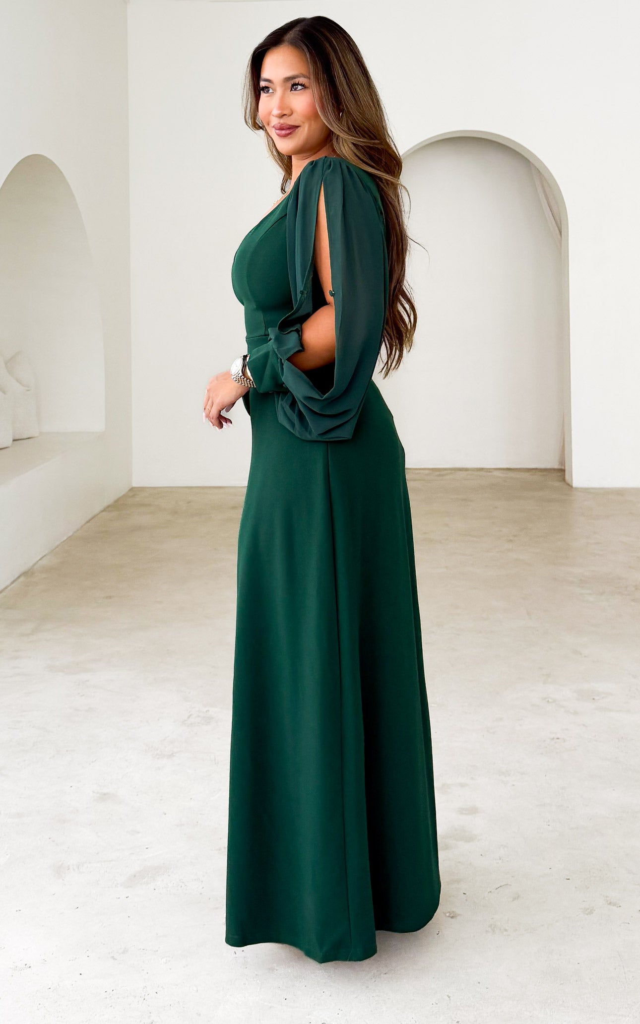 Eloise Maxi Dress - Emerald Green