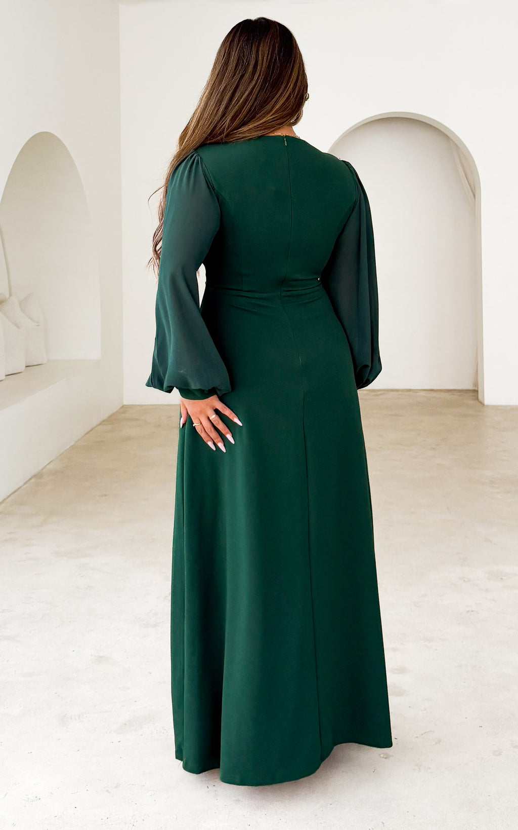 Eloise Maxi Dress - Emerald Green