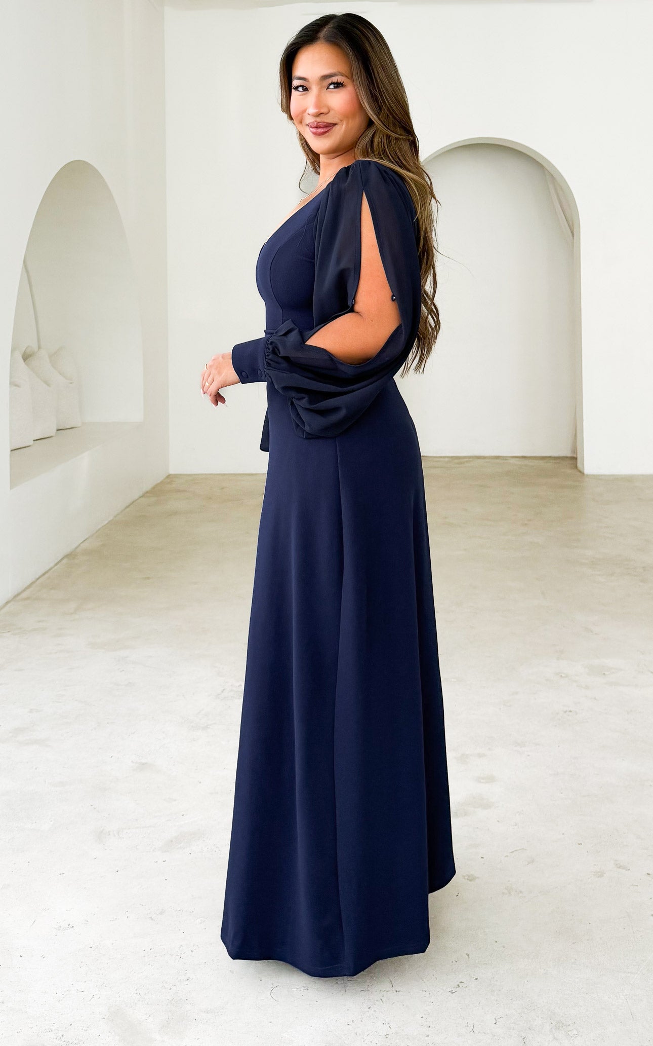 Eloise Maxi Dress - Navy