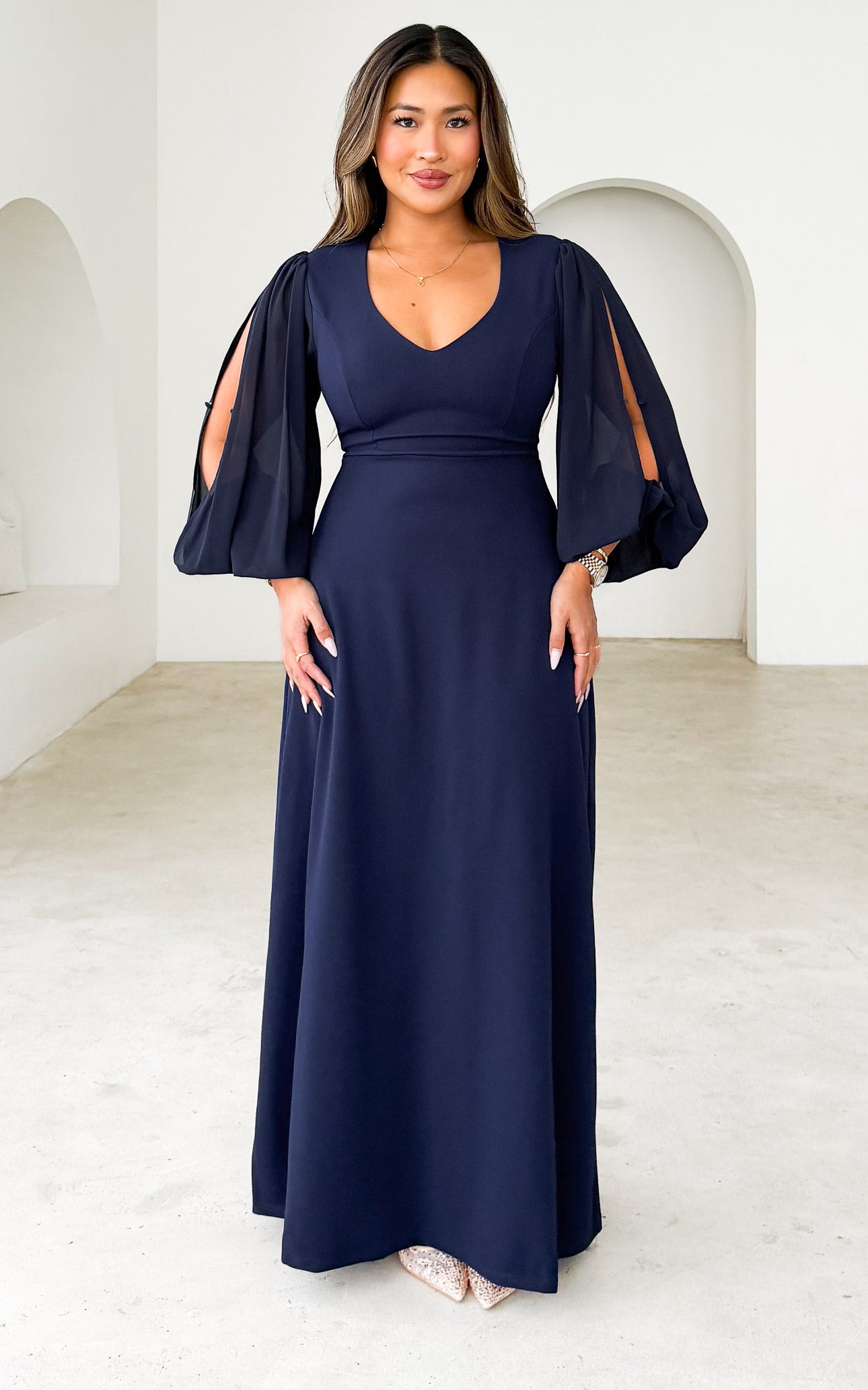 Eloise Maxi Dress - Navy